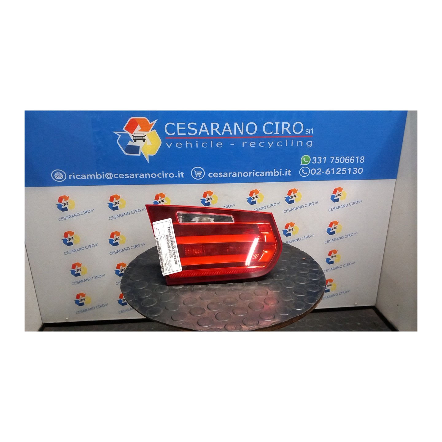 FANALE POST. PARTE INT. SX. 063 BMW SERIE 3 (F31) (07/12-) N47D20C 63217372793