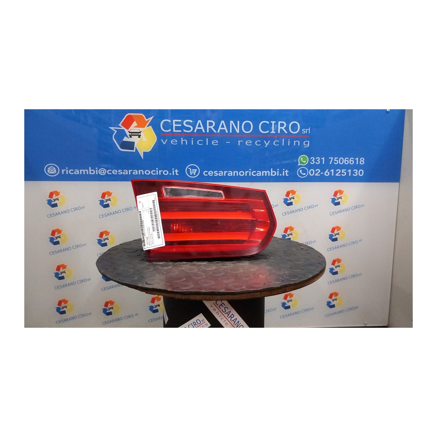 FANALE POST. PARTE INT. SX. 063 BMW SERIE 3 (F31) (07/12-) N47D20C 63217372793