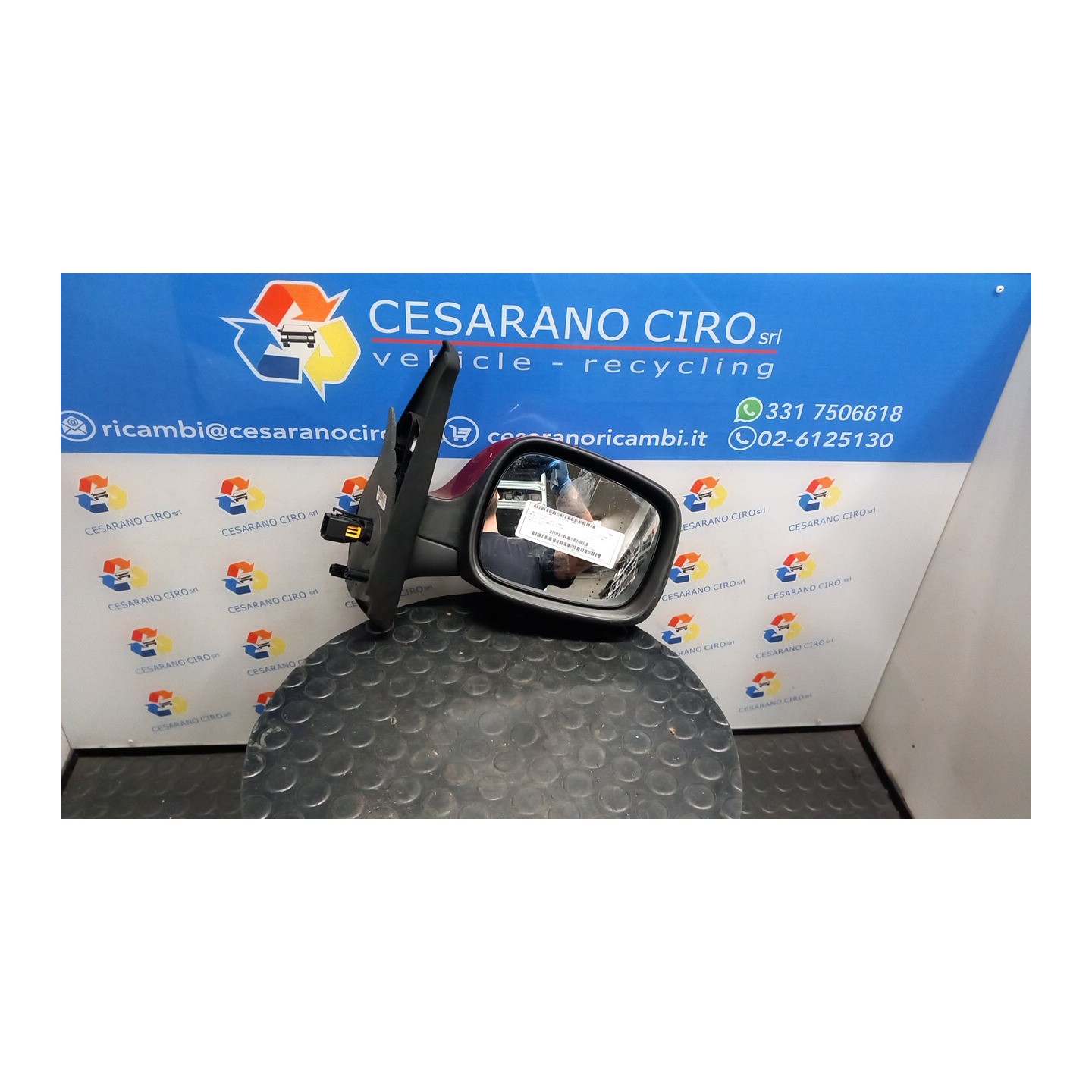 RETROVISORE EST. REGOLAZ. ELETTR. DX. 083 RENAULT KANGOO (04/03-03/09) D4FF7 963013764R