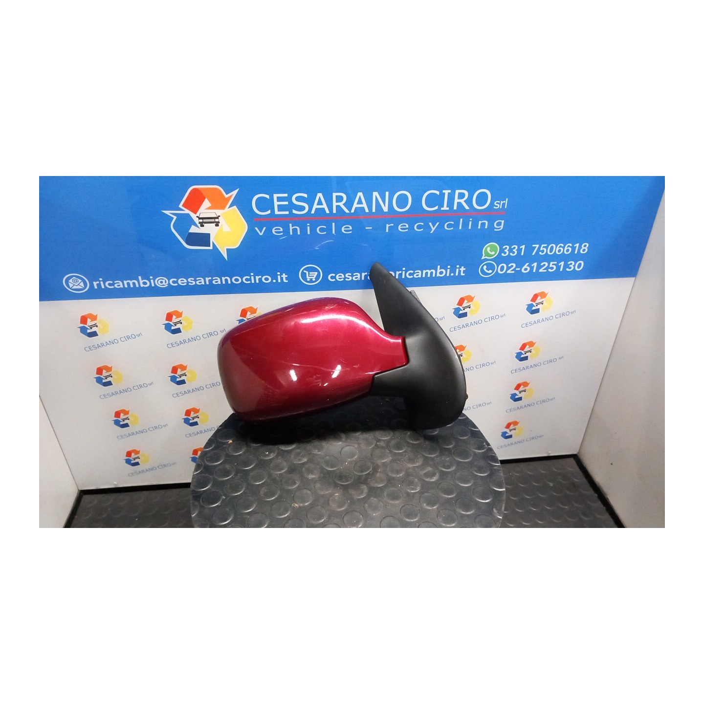 RETROVISORE EST. REGOLAZ. ELETTR. DX. 083 RENAULT KANGOO (04/03-03/09) D4FF7 963013764R