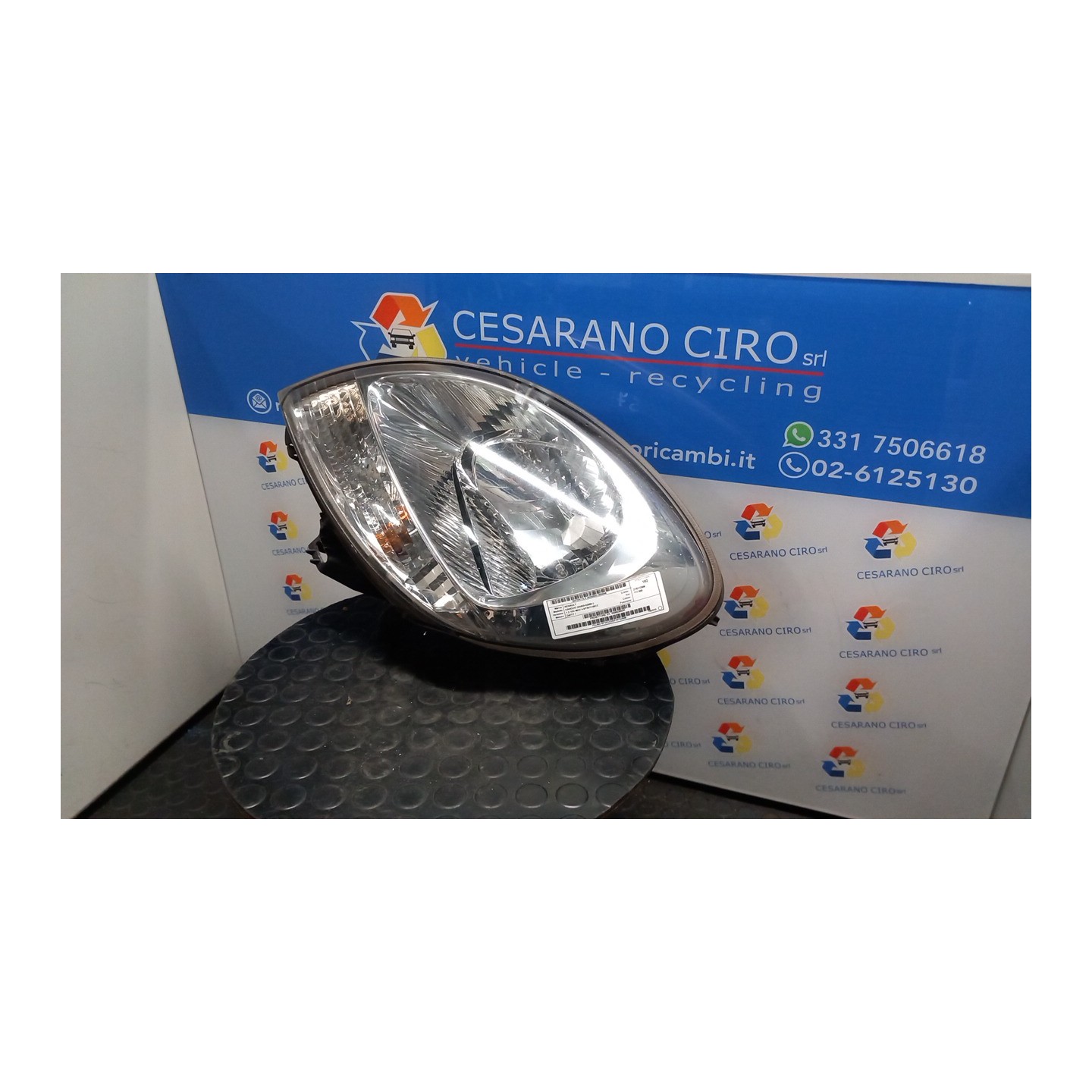 PROIETTORE SX. 086 RENAULT KANGOO (04/03-03/09) D4FF7 260603883R