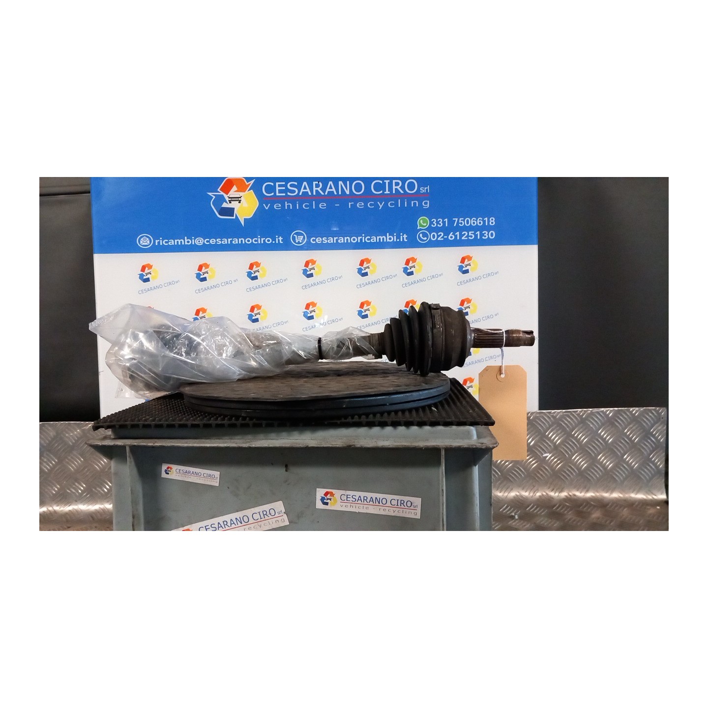 SEMIALBERO ANT. COMPL. SX. 050 FIAT PUNTO 1A SERIE (11/93-10/99) 176B9000 7740977