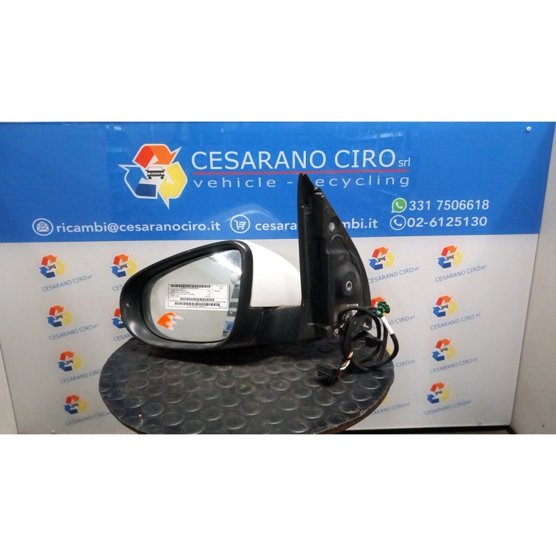 RETROVISORE EST. REGOLAZ. ELETTR. TERMICO RIPIEGHEVOLE SX. 018 VOLKSWAGEN GOLF (5K/AJ) (09/08-) CAY 5K0857507AF9B9