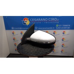 RETROVISORE EST. REGOLAZ. ELETTR. TERMICO RIPIEGHEVOLE SX. 018 VOLKSWAGEN GOLF (5K/AJ) (09/08-) CAY 5K0857507AF9B9