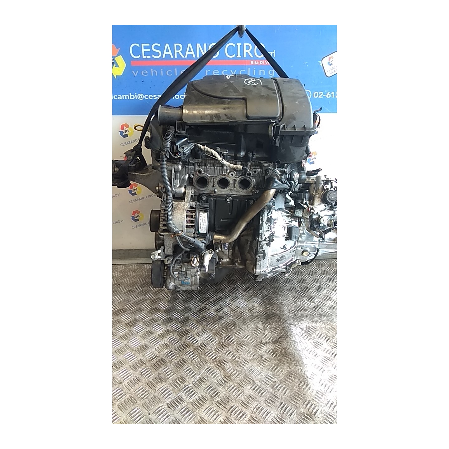 MOTORE SEMICOMPL. 040 PEUGEOT 107 (06/05-) 1KR 135KT