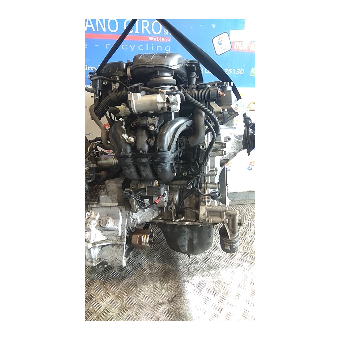 MOTORE SEMICOMPL. 040 PEUGEOT 107 (06/05-) 1KR 135KT