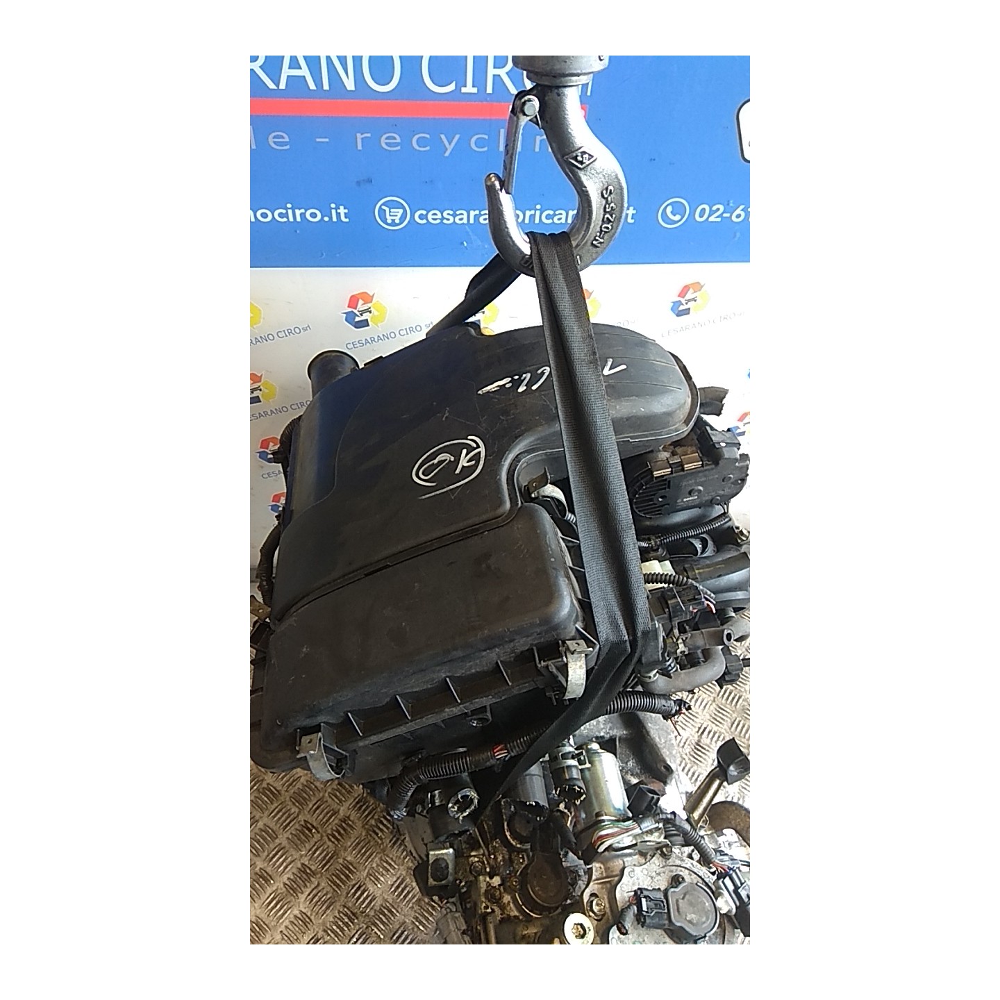MOTORE SEMICOMPL. 040 PEUGEOT 107 (06/05-) 1KR 135KT