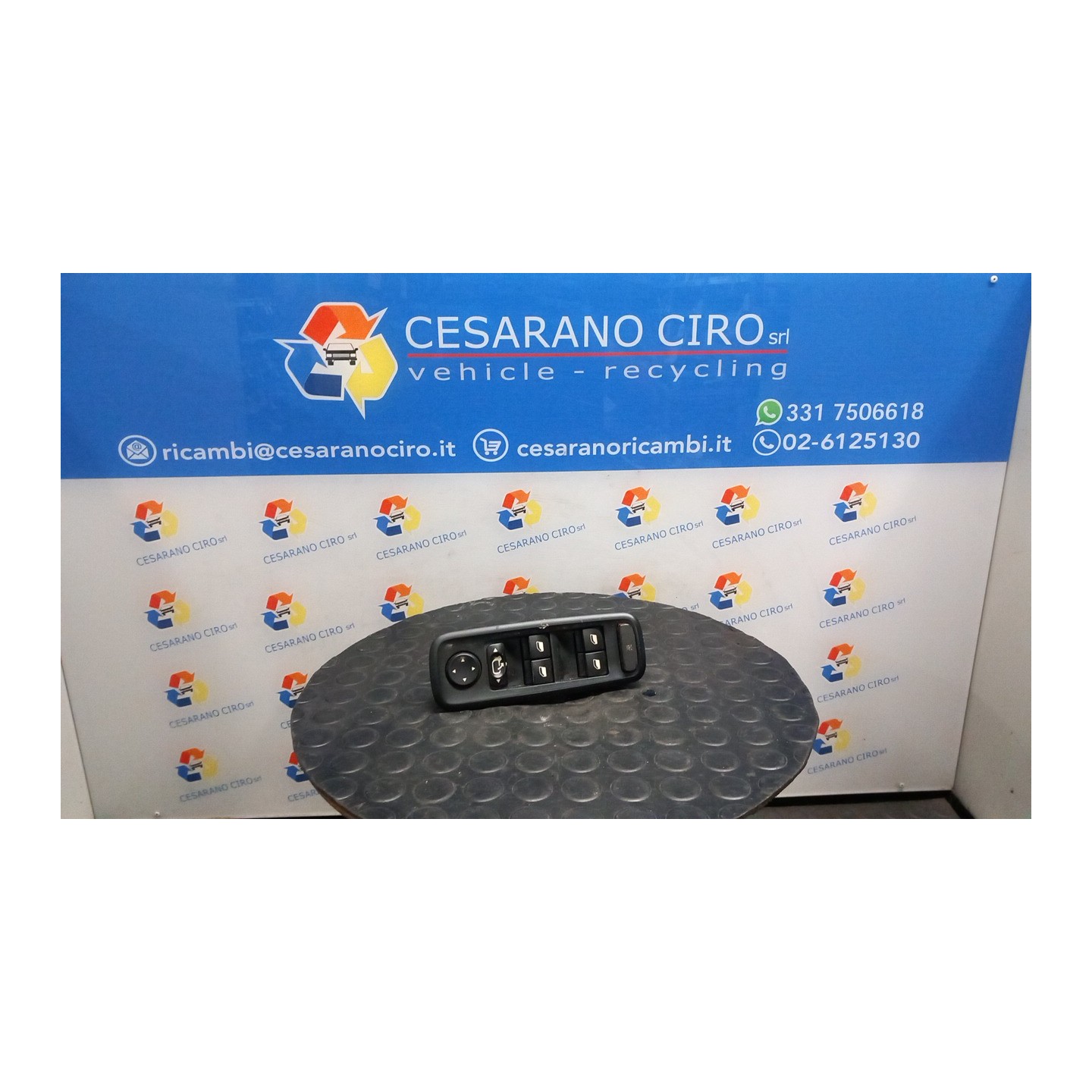 BLOCCO COMANDI ALZACRISTALLI E RETROVISORI EST. 020 PEUGEOT 807 (09/02-10/13) 4HW 6554P4