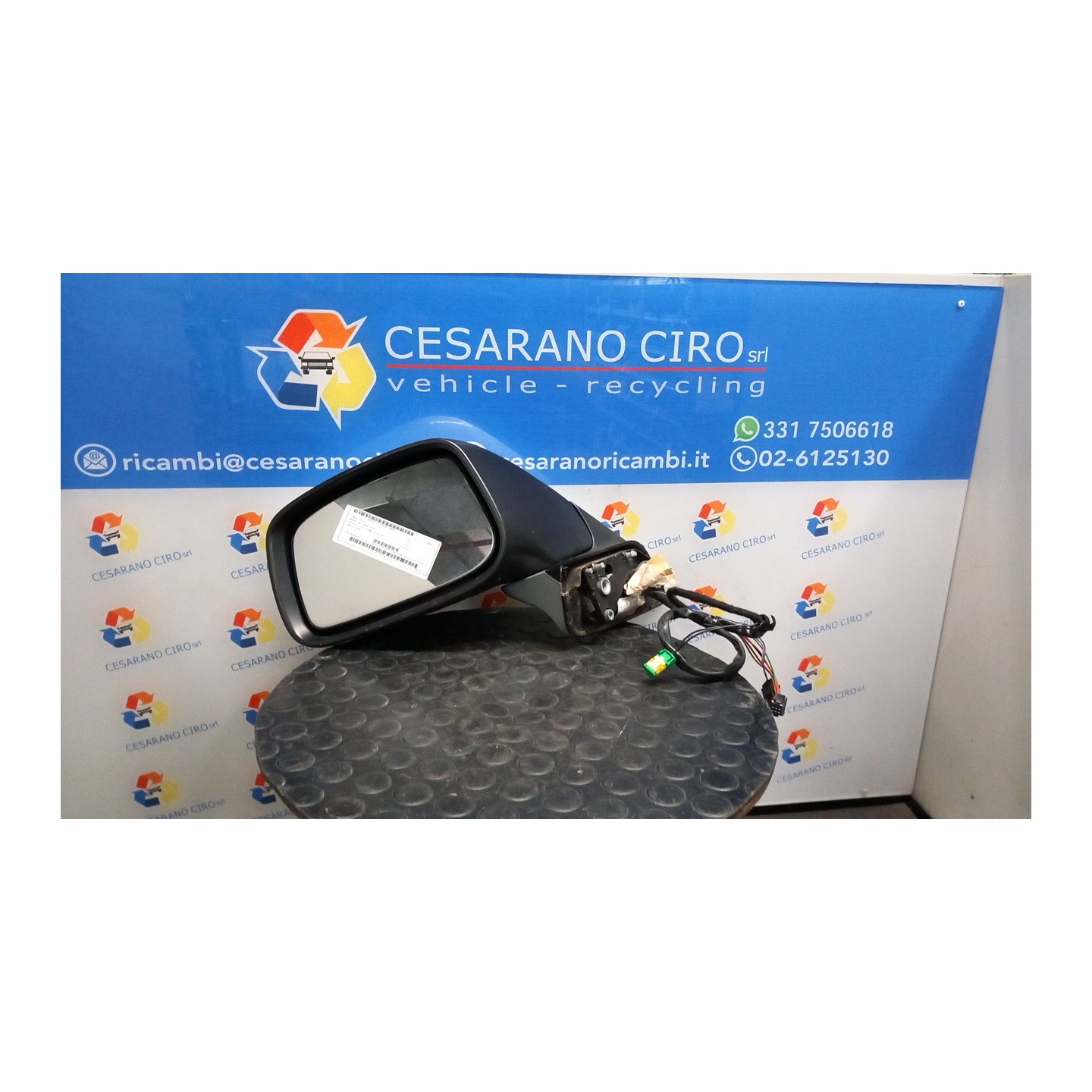 RETROVISORE EST. REGOLAZ. ELETTR. OPR 10759- RIPIEGHEVOLE SX. 024 PEUGEOT 807 (09/02-10/13) 4HW 8153FS
