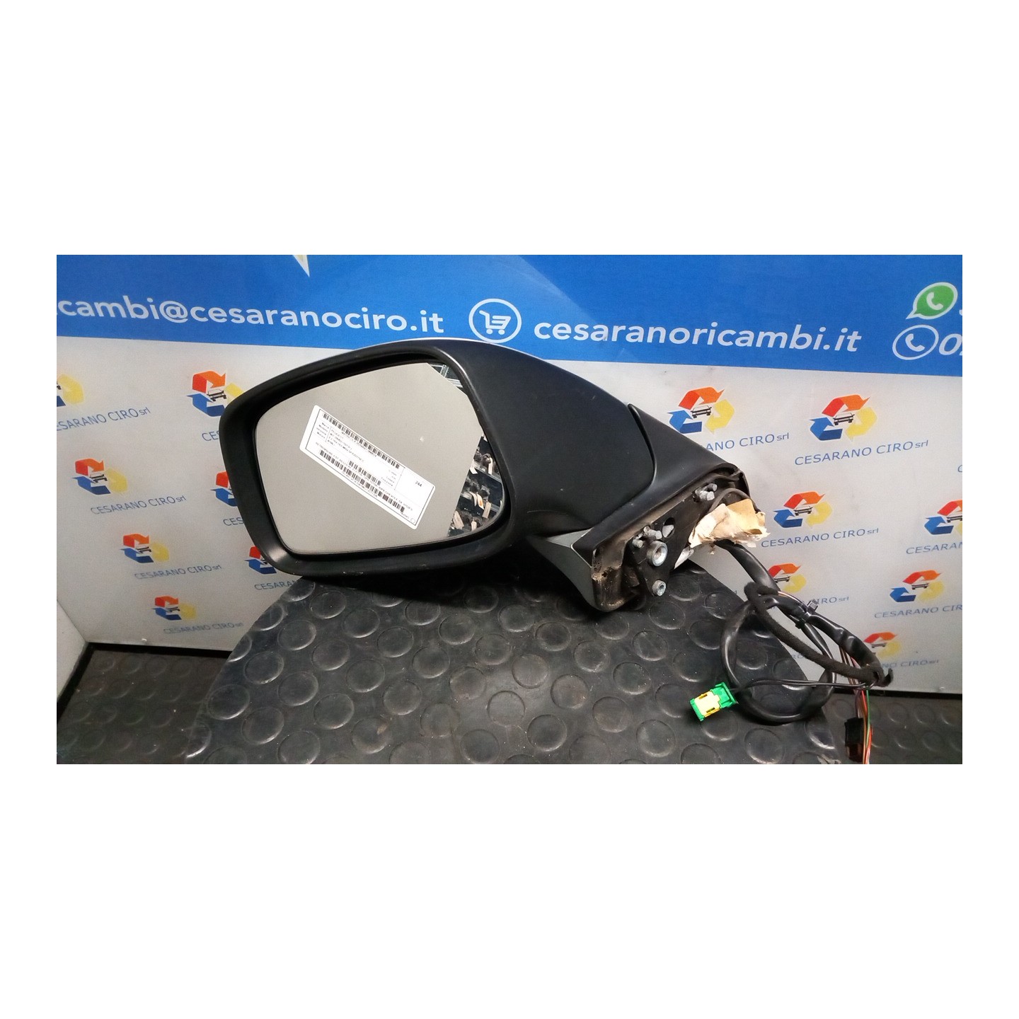 RETROVISORE EST. REGOLAZ. ELETTR. OPR 10759- RIPIEGHEVOLE SX. 024 PEUGEOT 807 (09/02-10/13) 4HW 8153FS