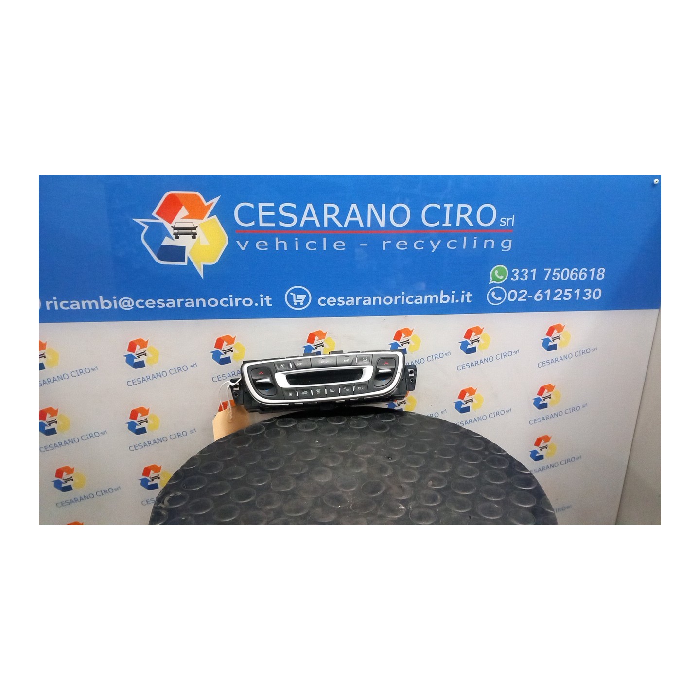 BLOCCO COMANDO CLIMATIZZAZIONE CLIMATIZZATORE 045 RENAULT SCENIC 3A SERIE (04/09-10/13) K9KJ8 275109409R