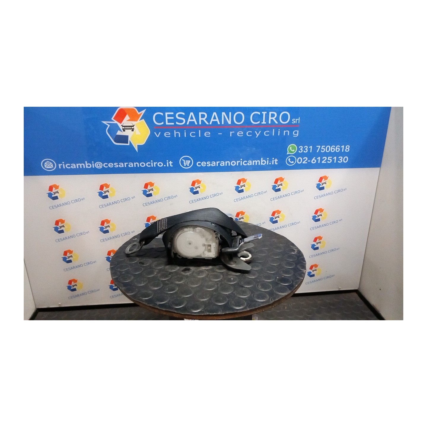 CINTURA DI SICUREZZA ANT. SX. 052 TOYOTA AYGO 1A SERIE (04/05-10/14) 1KRFE 732200H010C2