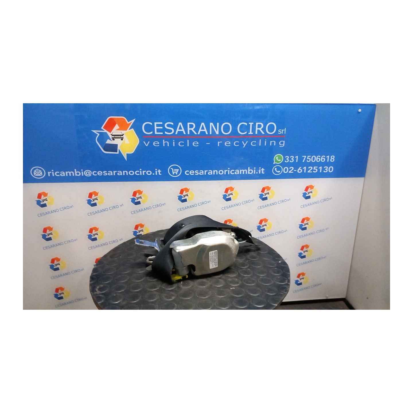 CINTURA DI SICUREZZA ANT. SX. 052 TOYOTA AYGO 1A SERIE (04/05-10/14) 1KRFE 732200H010C2
