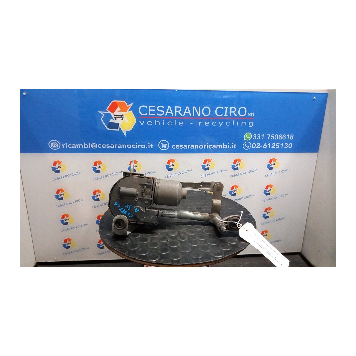 MOTORINO TERGIPARABREZZA DIVERGENTE SX. 065 VOLKSWAGEN TOURAN (1T) (02/03-11/10) BKC 1T0955023E