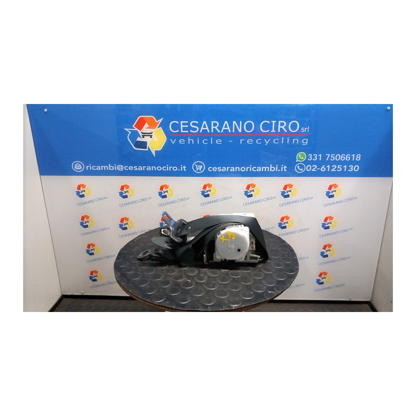CINTURA DI SICUREZZA ANT. DX. 118 TOYOTA COROLLA (01/19-) M20A 7321002690C0