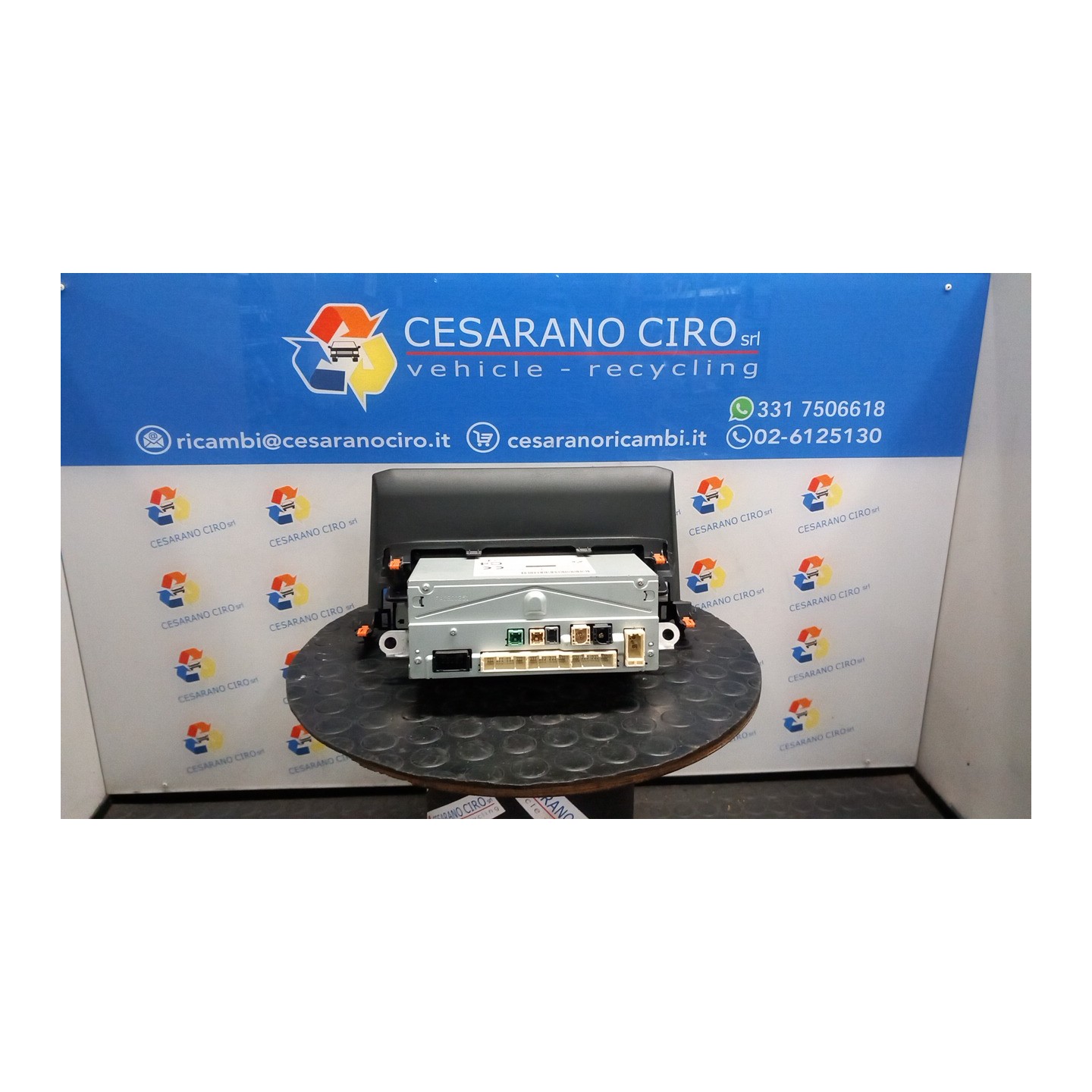 DISPLAY MULTIFUNZIONE 8" P/6 ALTOPARLANTI/DAB 125 TOYOTA COROLLA (01/19-) M20A 8614002C41