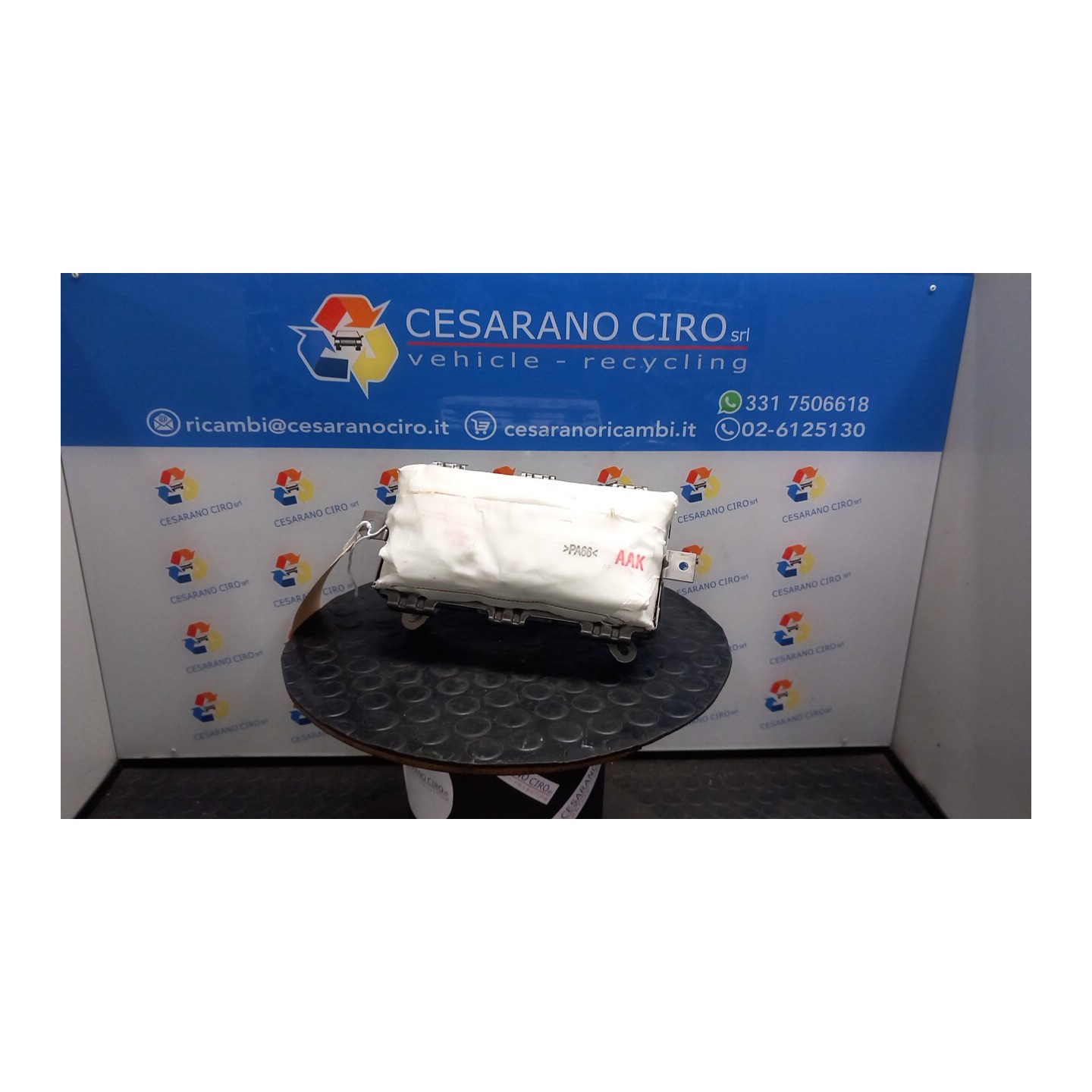 DISPOSITIVO AIRBAG LATO PASSEGGERO 128 TOYOTA COROLLA (01/19-) M20A 7396002380
