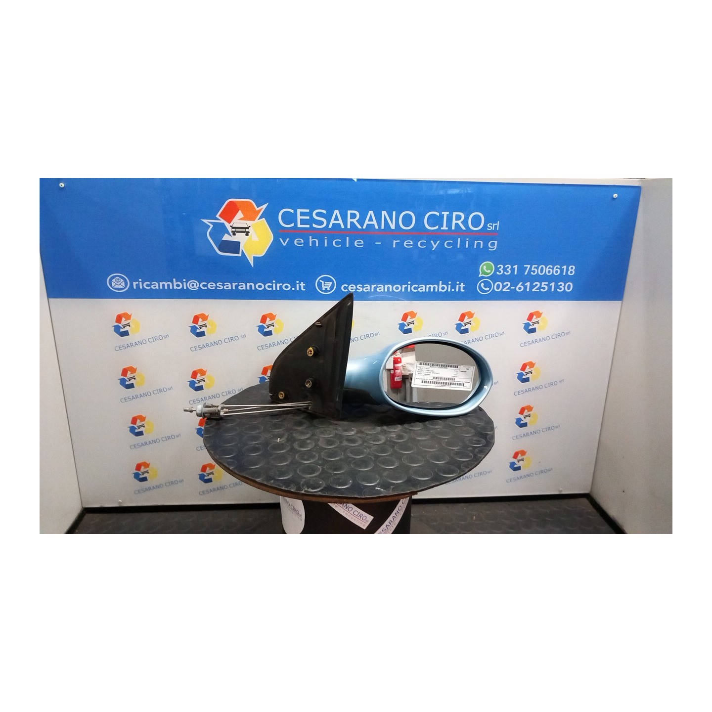 RETROVISORE EST. TERMICO REGOLAZ. ELETTR. P/DODO/UNICA/VANITY DX. 060 LANCIA Y (10/00-03/04) 188A4000 735300459