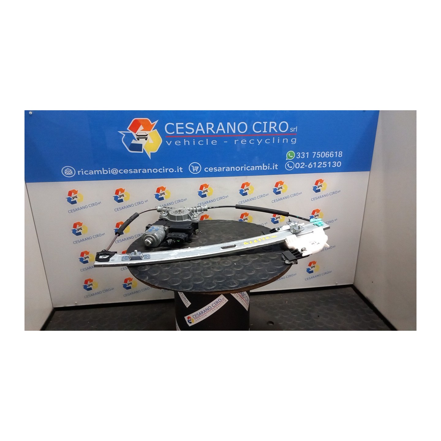 ALZACRISTALLO ELETTR. PORTA ANT. CON MOTORINO SX. 078 KIA RIO 4A SERIE (09/20-) G4LF 82401H8110