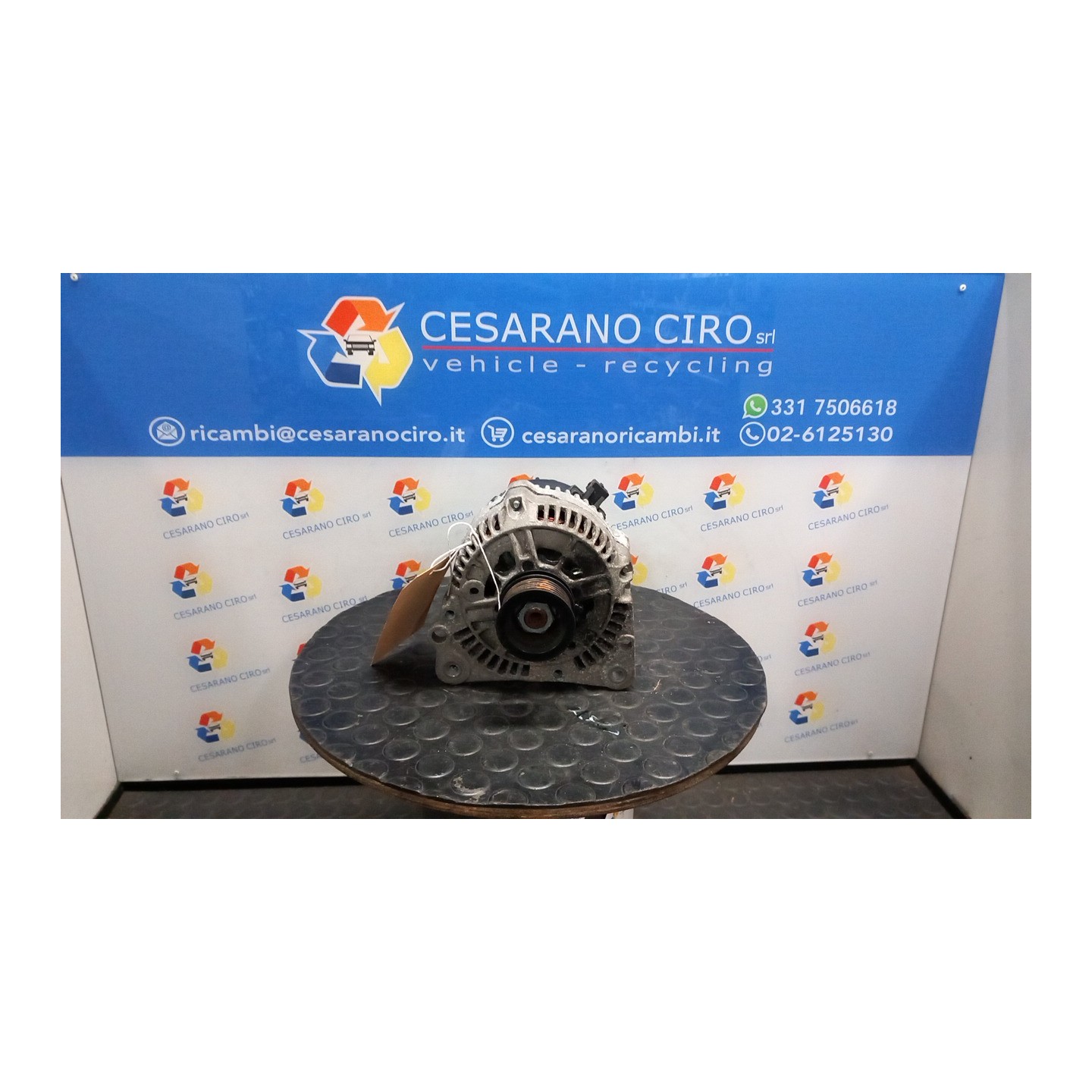 ALTERNATORE BOSCH ROTAZ. 90AMP 080 VOLKSWAGEN POLO (9N) (10/01-03/05) AUA 038903018RX