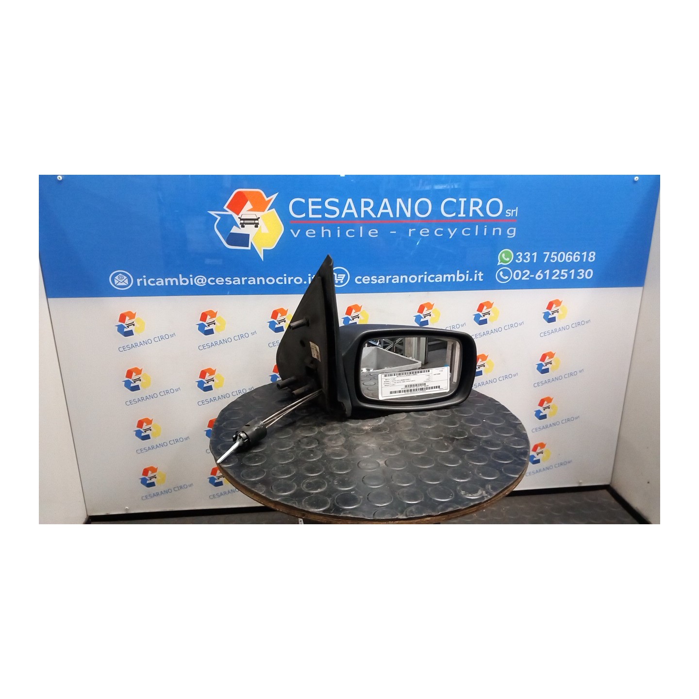 RETROVISORE EST. NERO DX. 052 FORD FIESTA (DX) (09/99-02/02) DHB 1055361