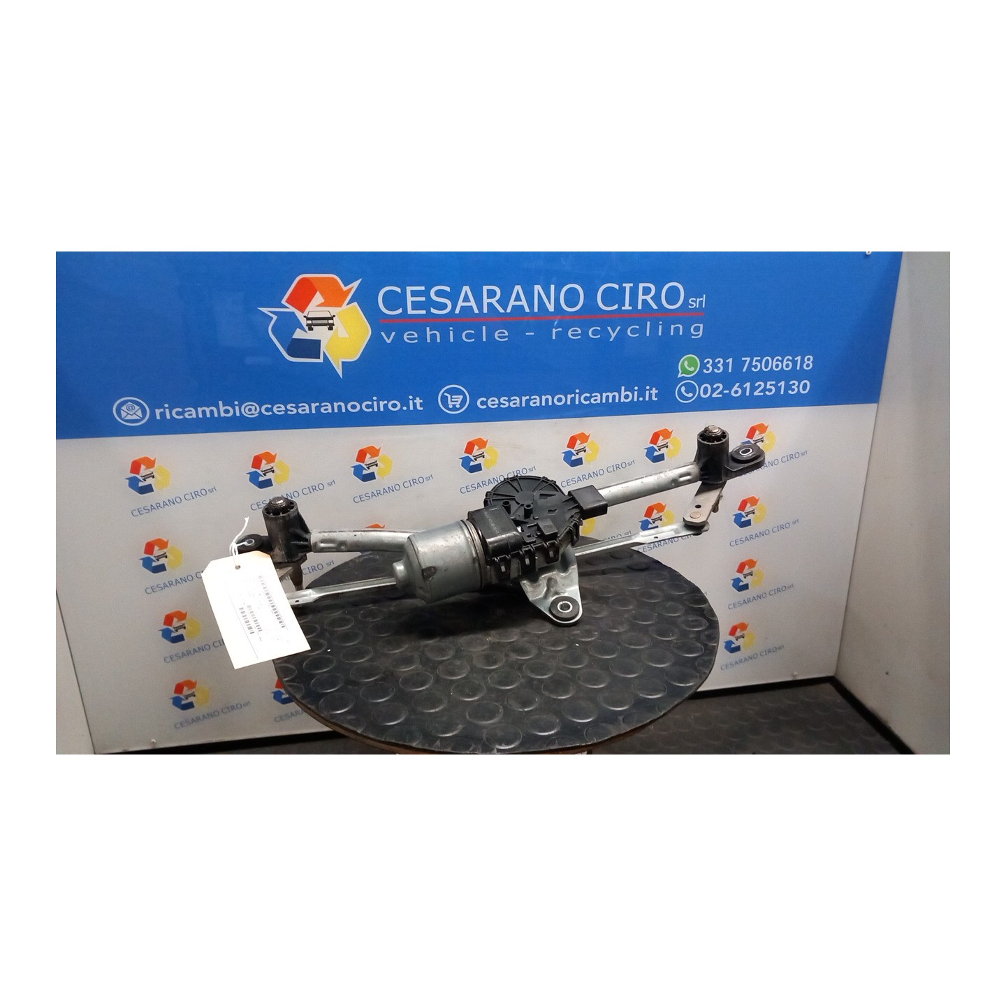 MECCANISMO TERGIPARABREZZA CON MOTORINO 093 ALFA ROMEO 159 (X3/X9) (07/05-06/13) 939B5000 60694874