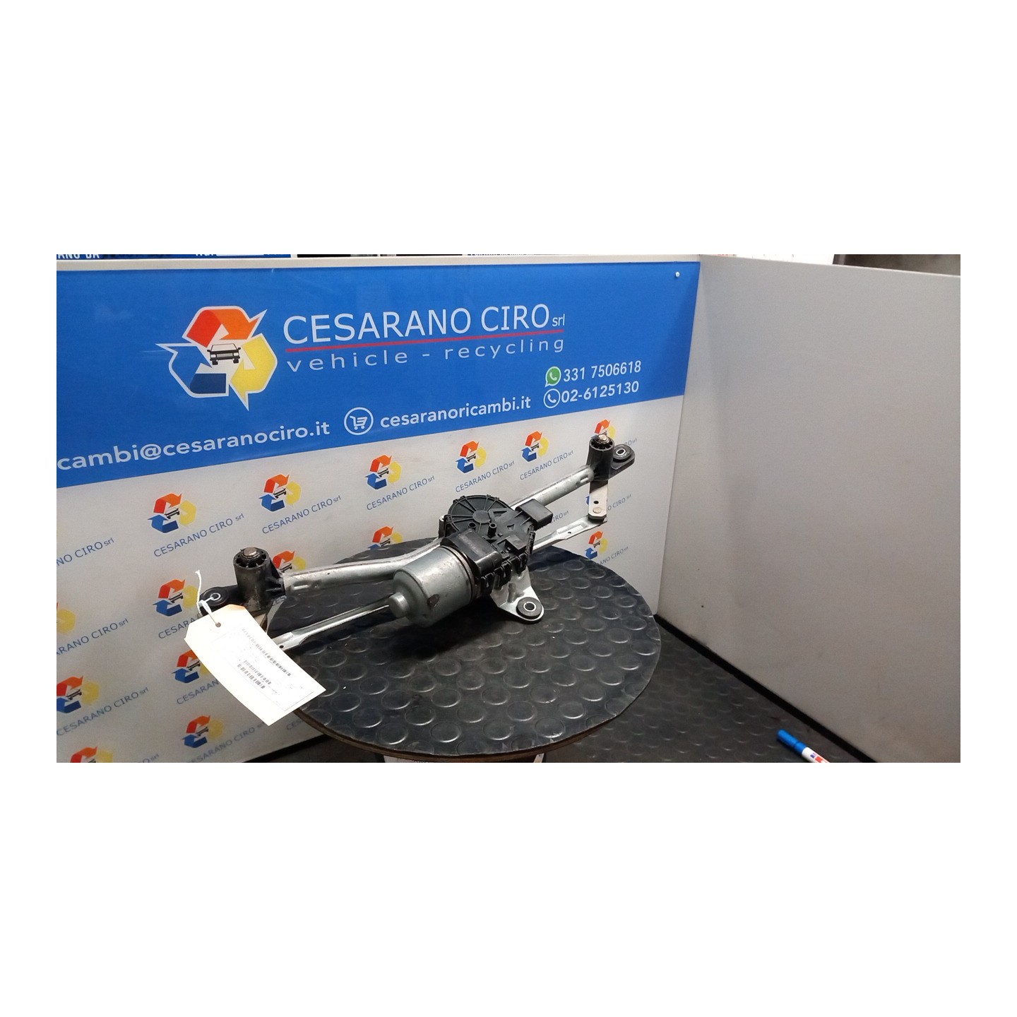 MECCANISMO TERGIPARABREZZA CON MOTORINO 093 ALFA ROMEO 159 (X3/X9) (07/05-06/13) 939B5000 60694874