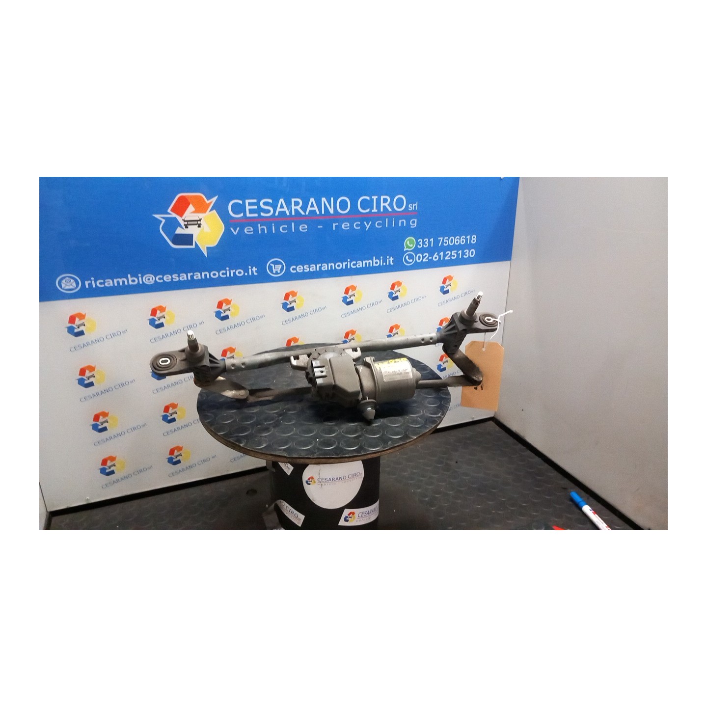 MECCANISMO TERGIPARABREZZA CON MOTORINO 013 FIAT BRAVO (3Y) (12/09-) 198A2000 51757840