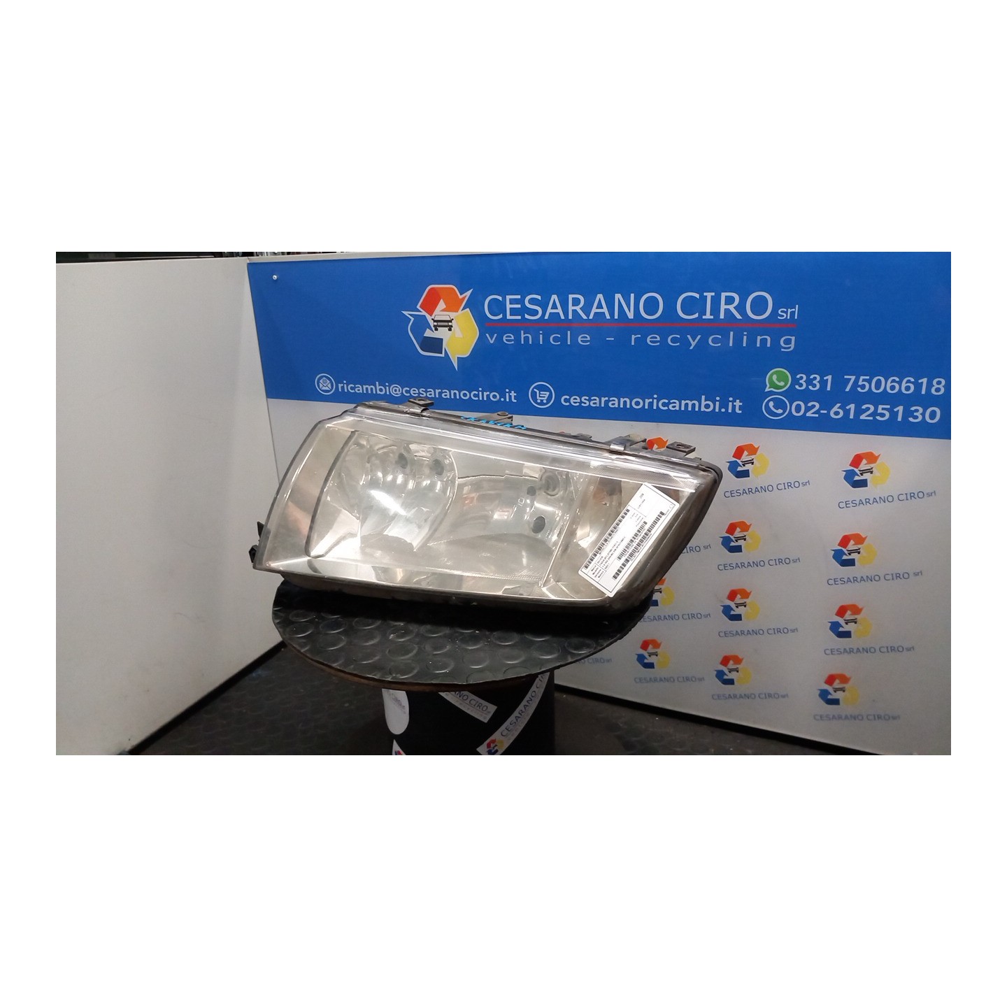 PROIETTORE SX. 077 SKODA FABIA (6Y) (01/00-11/07) BBY 6Y1941015R