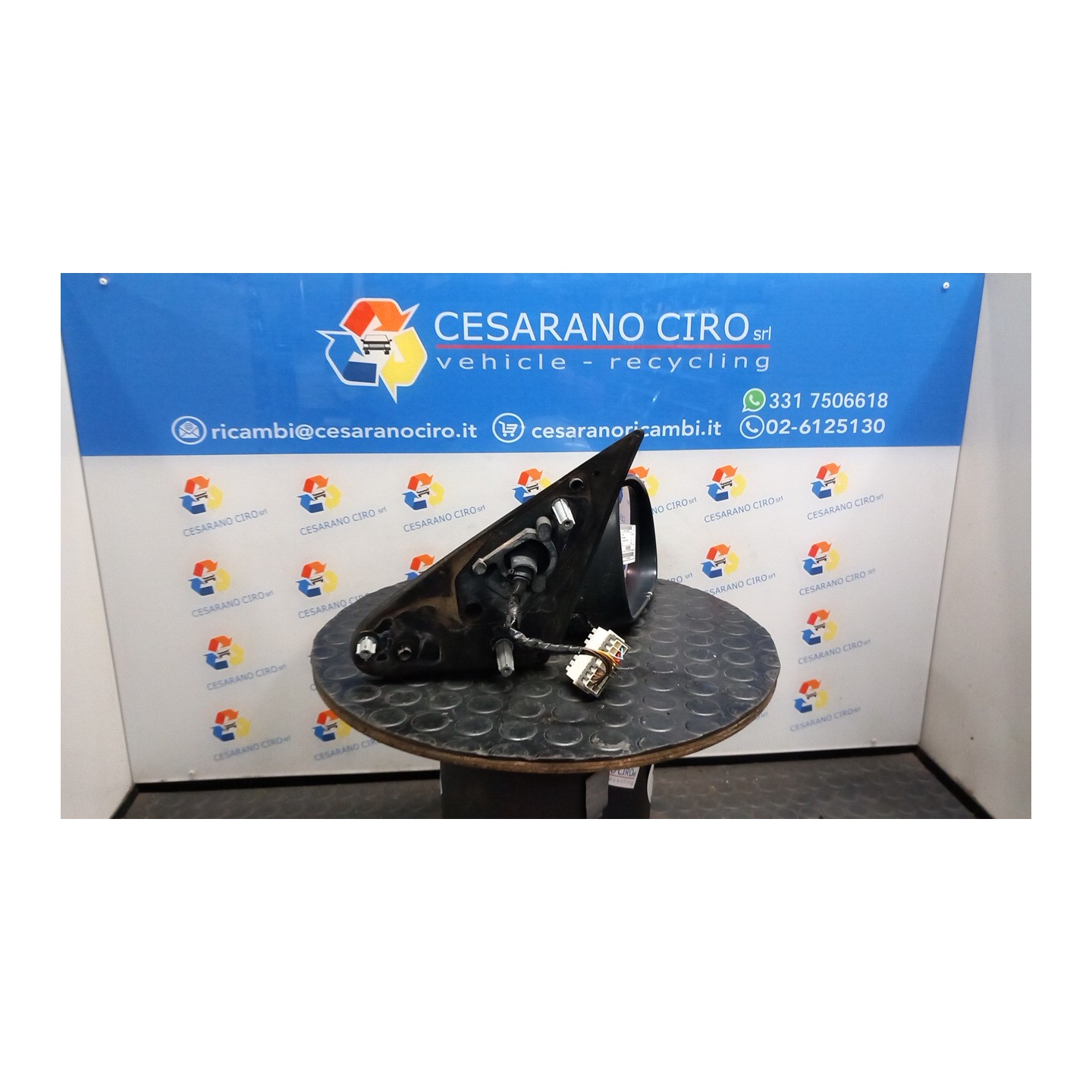 RETROVISORE EST. REGOLAZ. ELETTR. OPR 09630- RIB.ELET.C/MEMORIA DX. 080 PEUGEOT 406 (04/99-05/04) RHZ 8149SQ