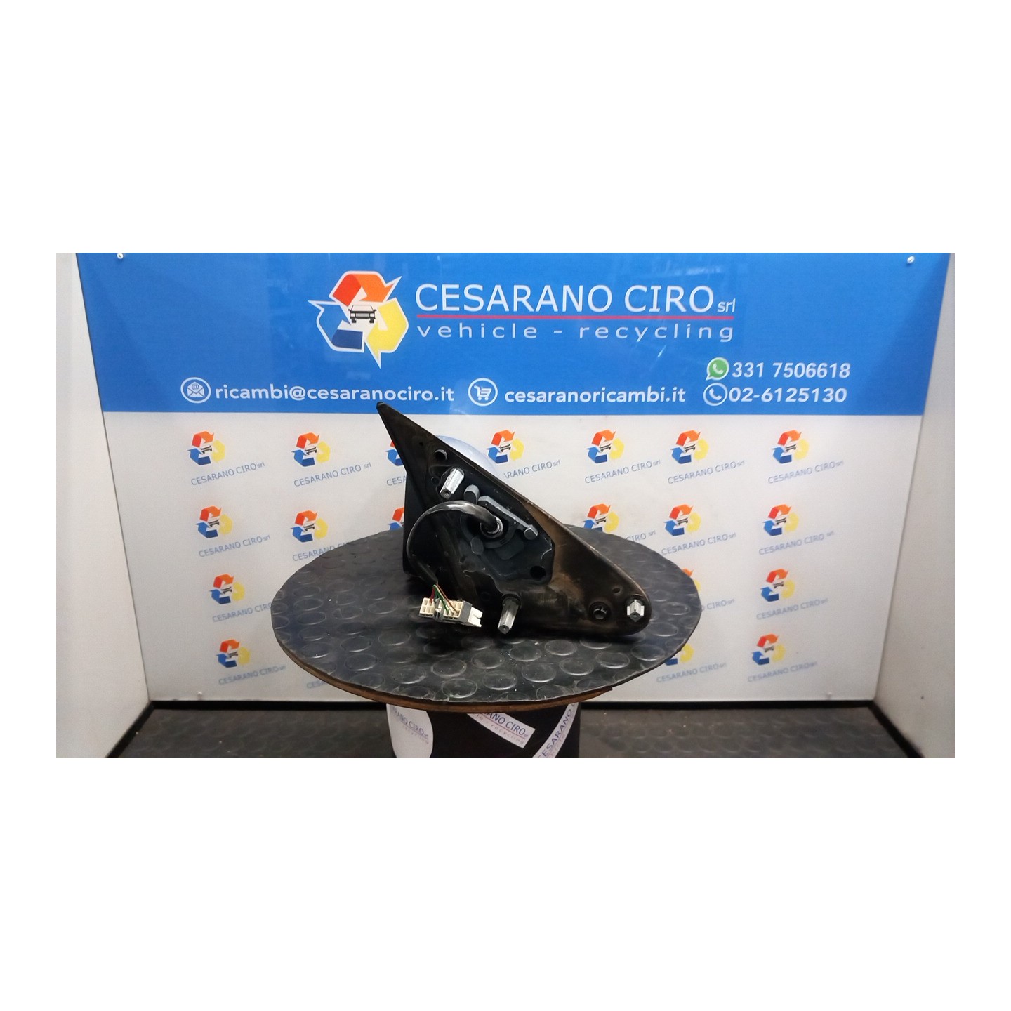 RETROVISORE EST. REGOLAZ. ELETTR. OPR 09630- RIB.ELET.C/MEMORIA SX. 081 PEUGEOT 406 (04/99-05/04) RHZ 8149SP