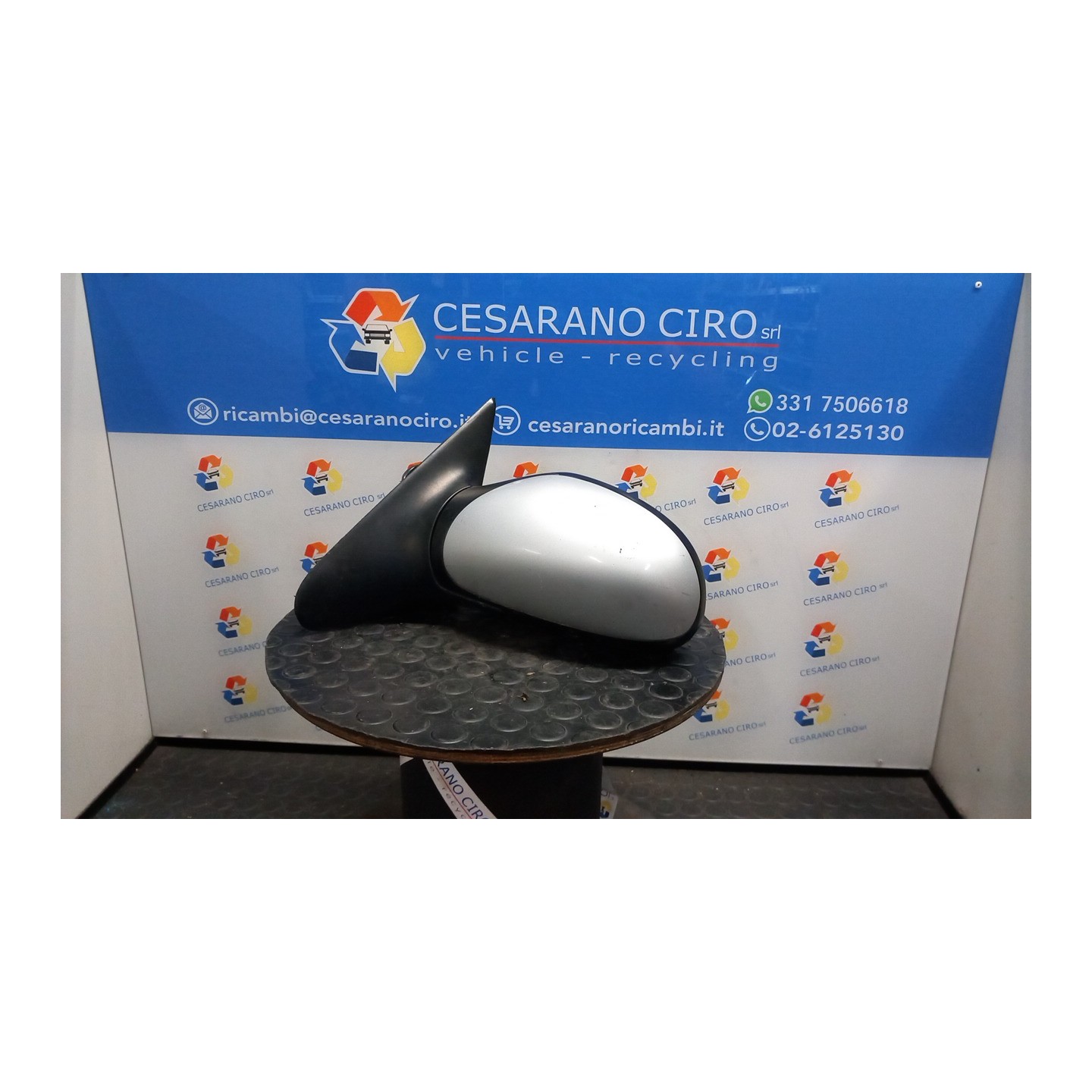 RETROVISORE EST. REGOLAZ. ELETTR. OPR 09630- RIB.ELET.C/MEMORIA SX. 081 PEUGEOT 406 (04/99-05/04) RHZ 8149SP