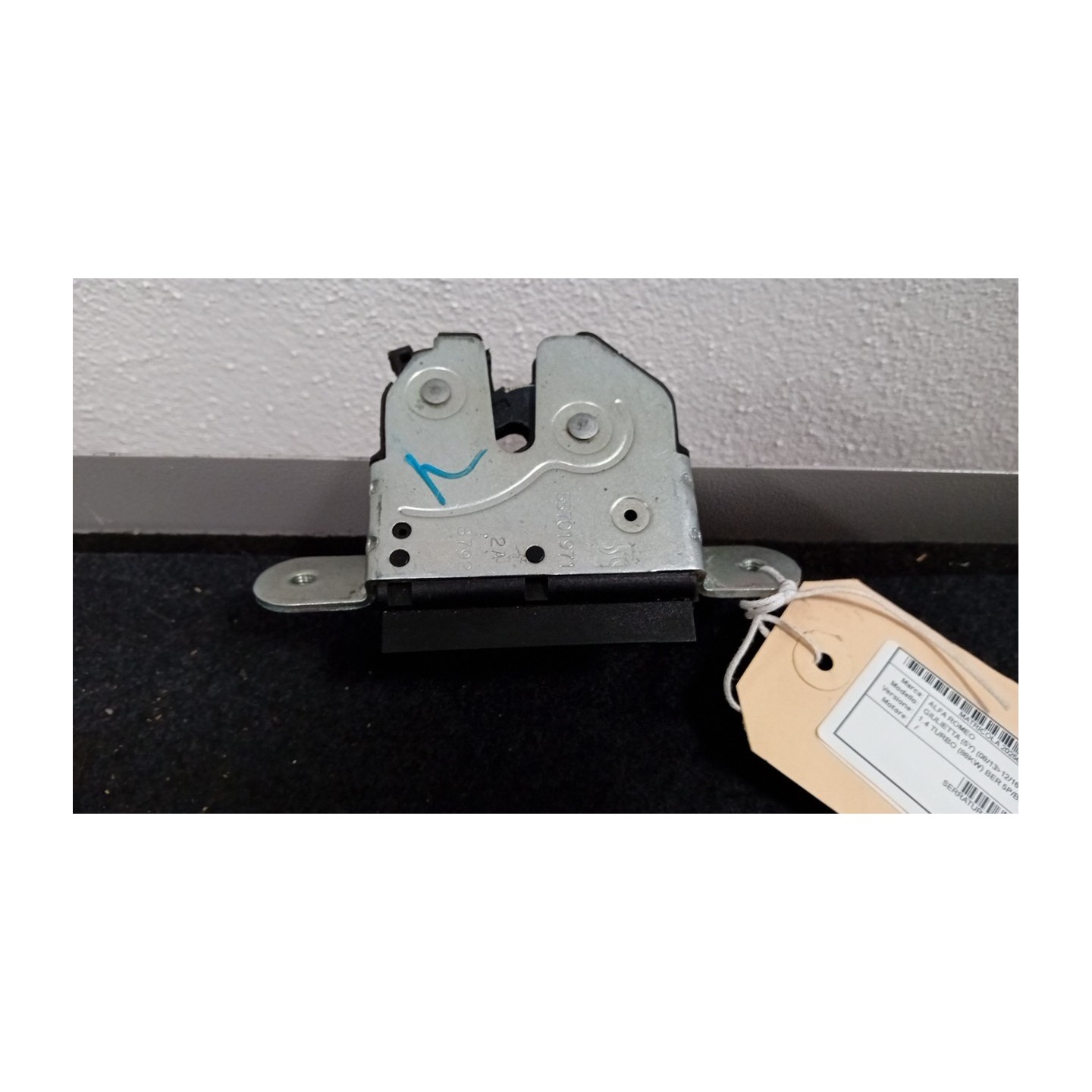 SERRATURA PORTELLO POST. 118 ALFA ROMEO GIULIETTA (5Y) (08/13-12/16)  55701971