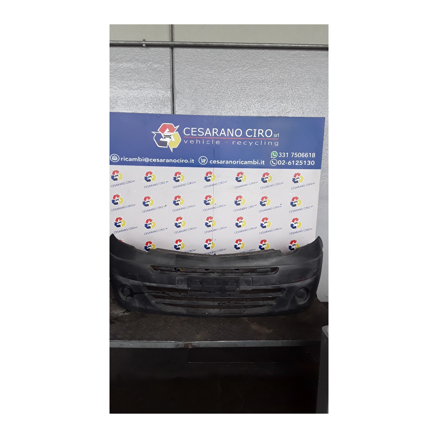PARAURTI ANT. 036 RENAULT KANGOO (01/08-05/13) K4M K8 7701478128