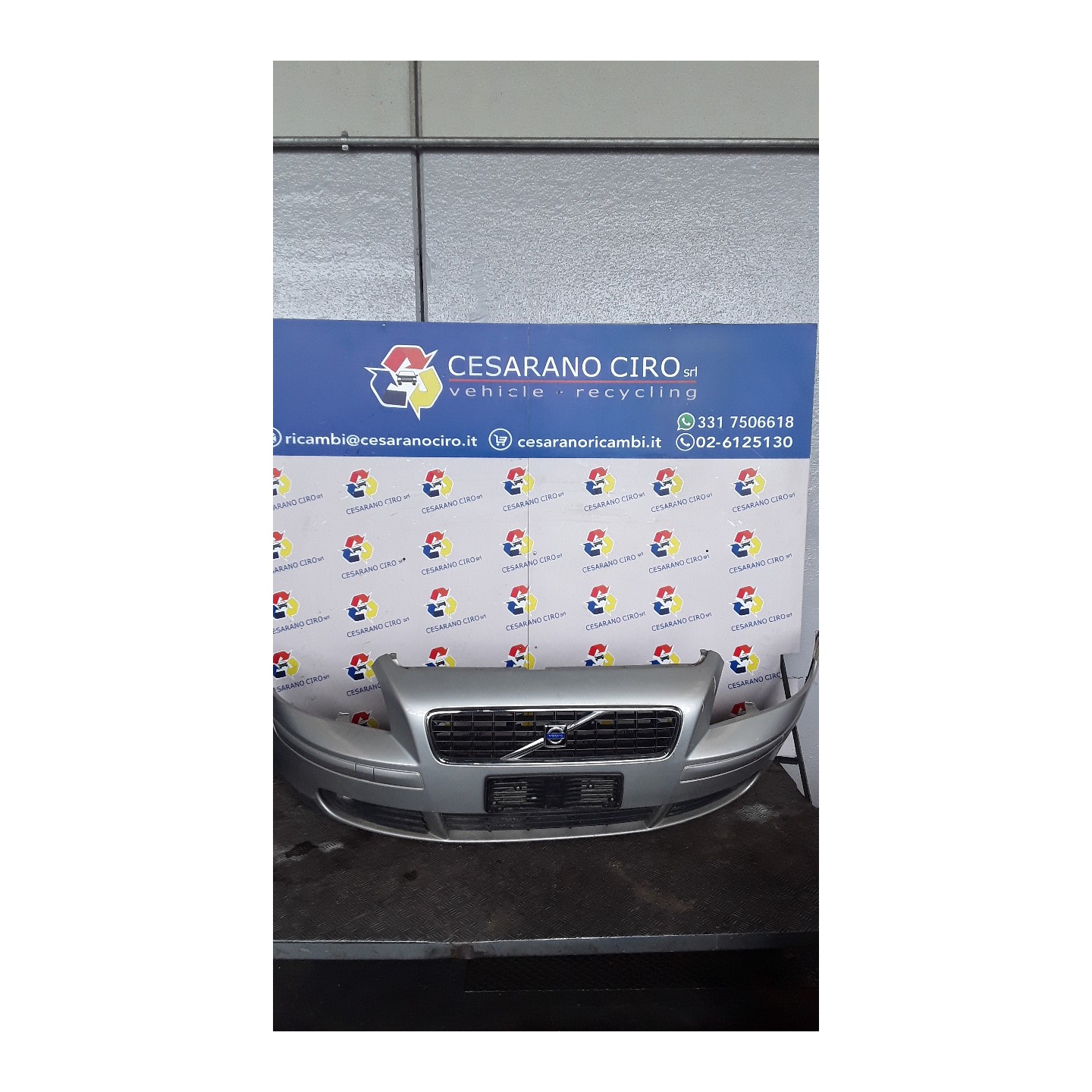 PARAURTI ANT. ARGENTO 038 VOLVO S40 (04/04-) B4184S11 39985143
