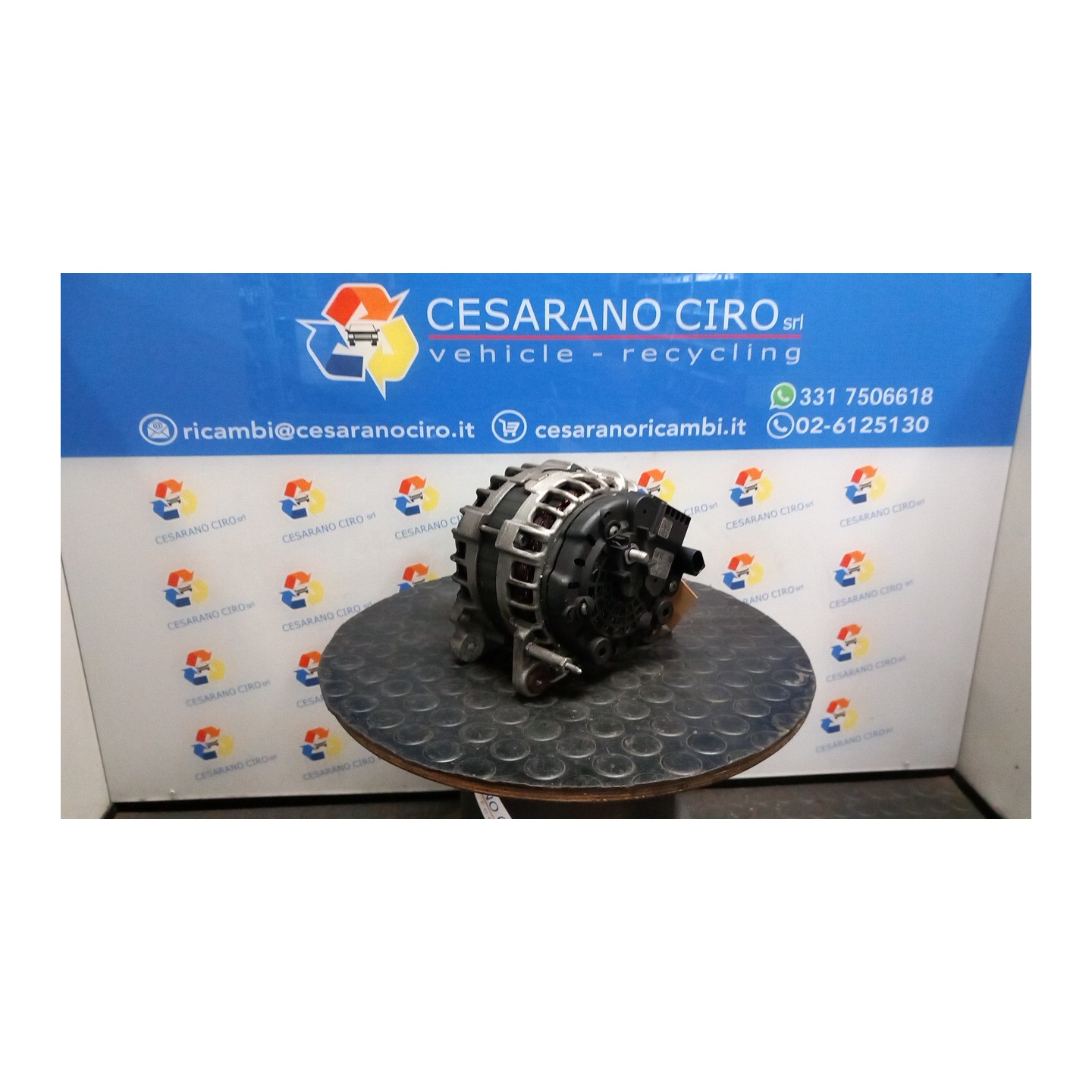ALTERNATORE BOSCH 140AMP ROTAZ. 057 VOLKSWAGEN POLO (6C) (03/14-02/18) CUS 04B903023DX