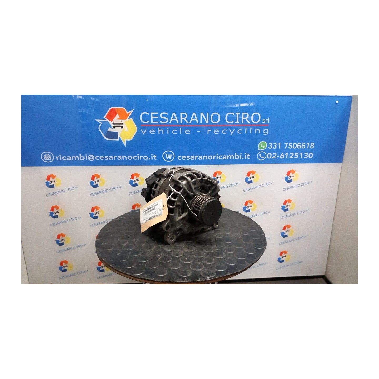 ALTERNATORE BOSCH 140AMP ROTAZ. 057 VOLKSWAGEN POLO (6C) (03/14-02/18) CUS 04B903023DX