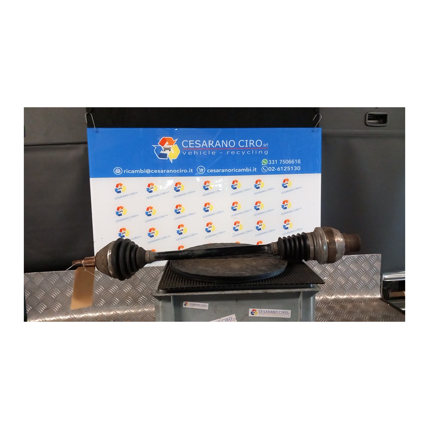 SEMIALBERO ANT. COMPL. ROTAZ. DX. 058 VOLKSWAGEN POLO (6C) (03/14-02/18) CUS 6C0407272CX