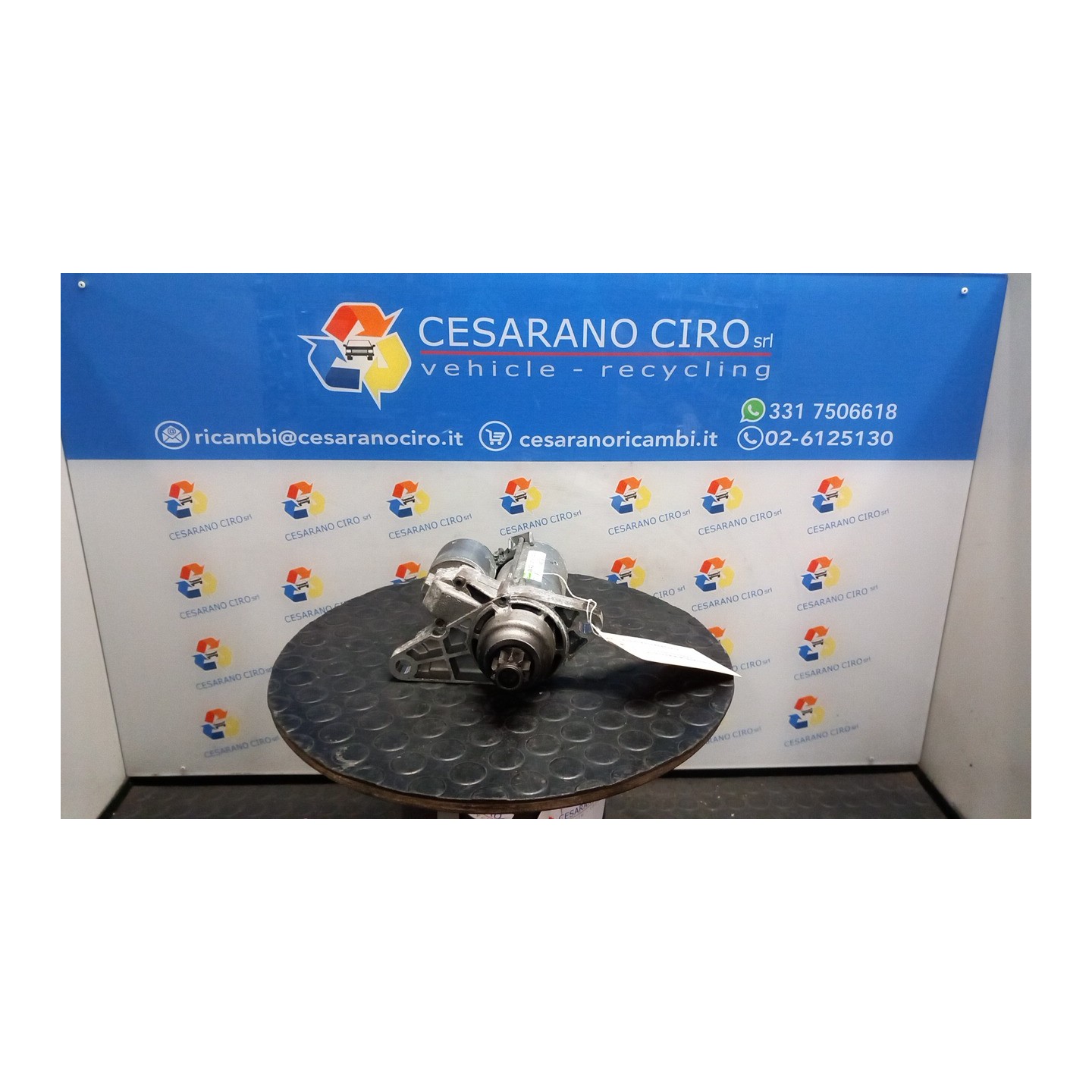 MOTORINO AVVIAMENTO 1.0KW BOSCH 101 VOLKSWAGEN POLO (6R) (05/09-10/14) CMA 02T911023R