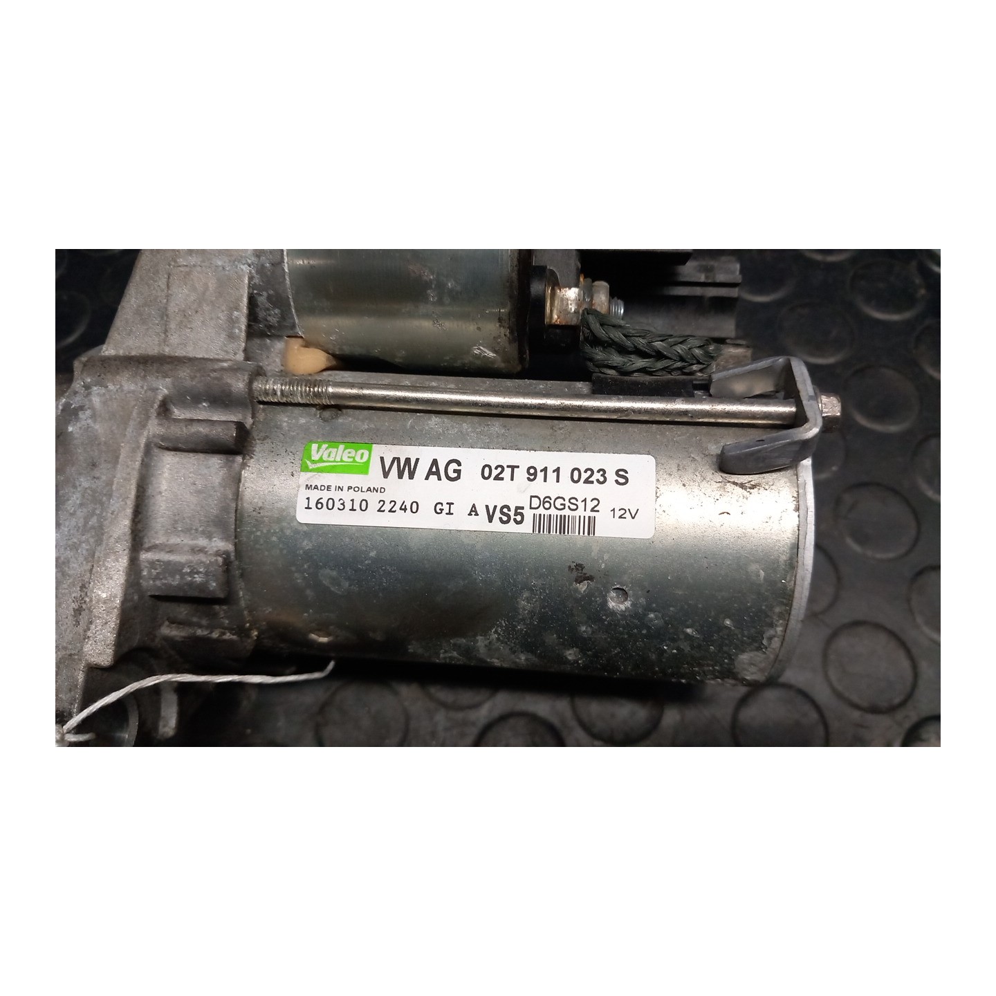 MOTORINO AVVIAMENTO 1.0KW BOSCH 101 VOLKSWAGEN POLO (6R) (05/09-10/14) CMA 02T911023R
