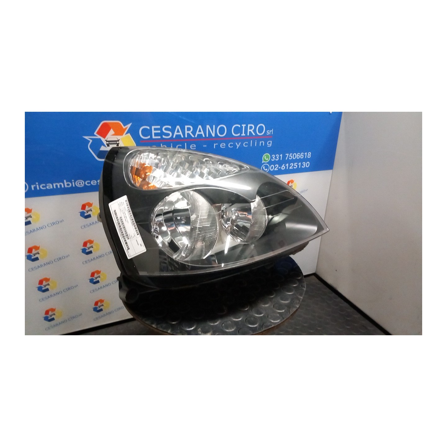 PROIETTORE XENO DX. 029 RENAULT CLIO 2A SERIE (05/01-11/10) D4FB7 7701054071