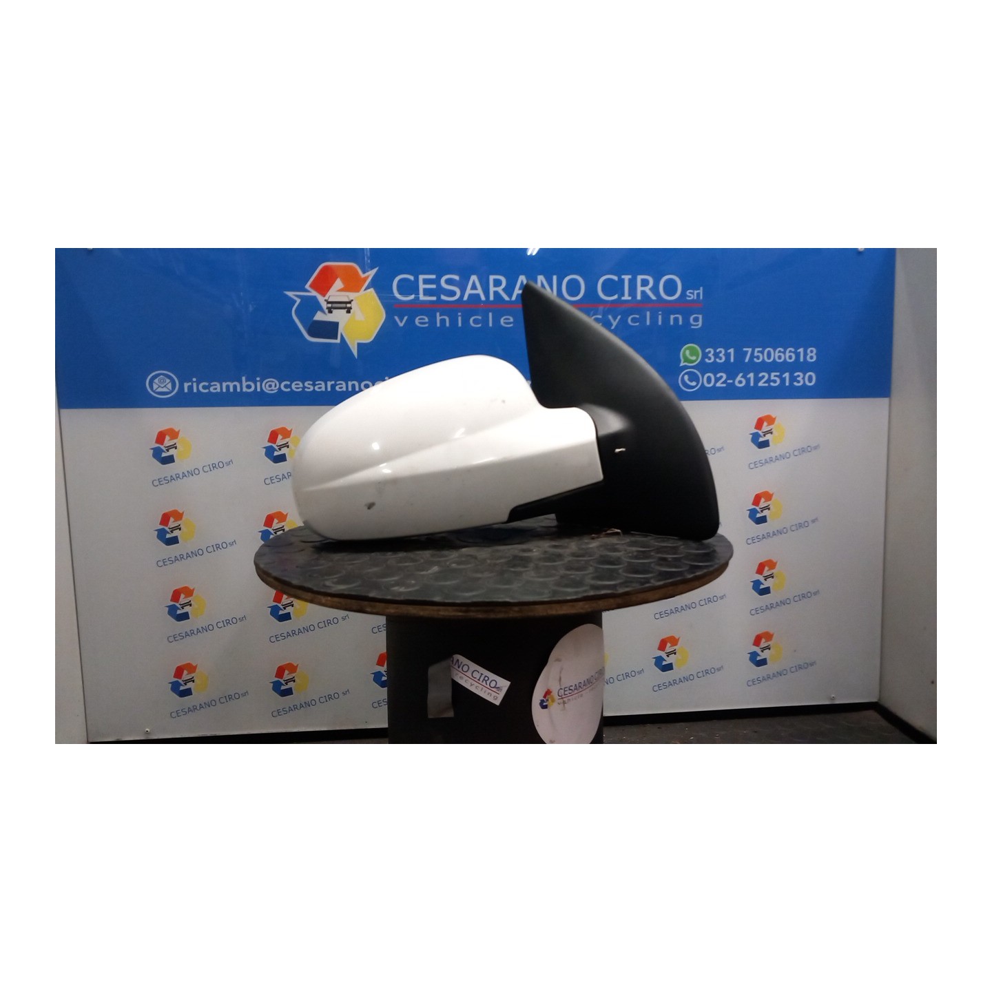 RETROVISORE EST. REGOLAZ. ELETTR. TERMICO DX. 039 CHEVROLET (DAEWOO) AVEO (T250) (06/08-11/12) B12D1 96406185
