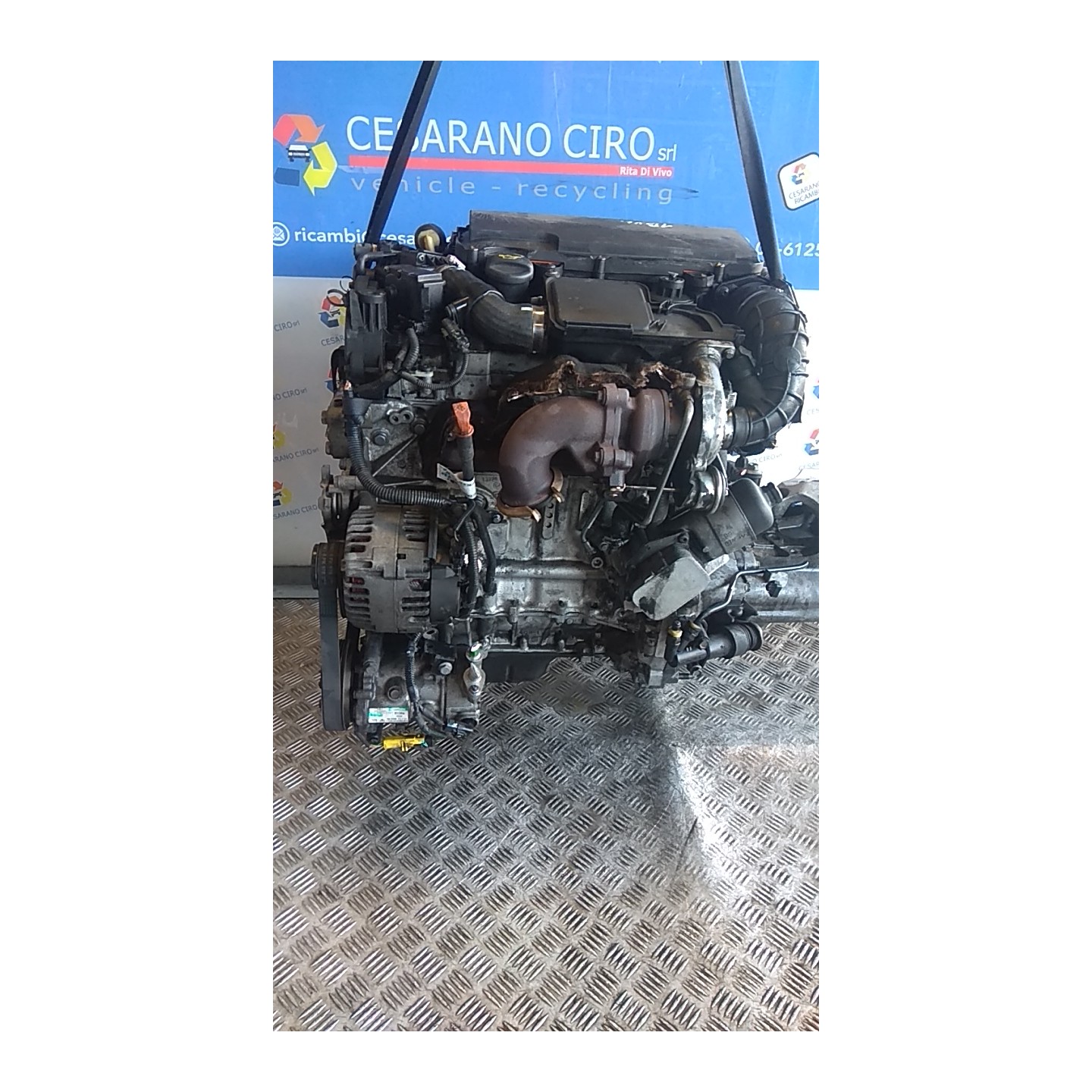 MOTORE SEMICOMPL. 079 PEUGEOT 207 (04/06-06/09) 8HZ 135FZ