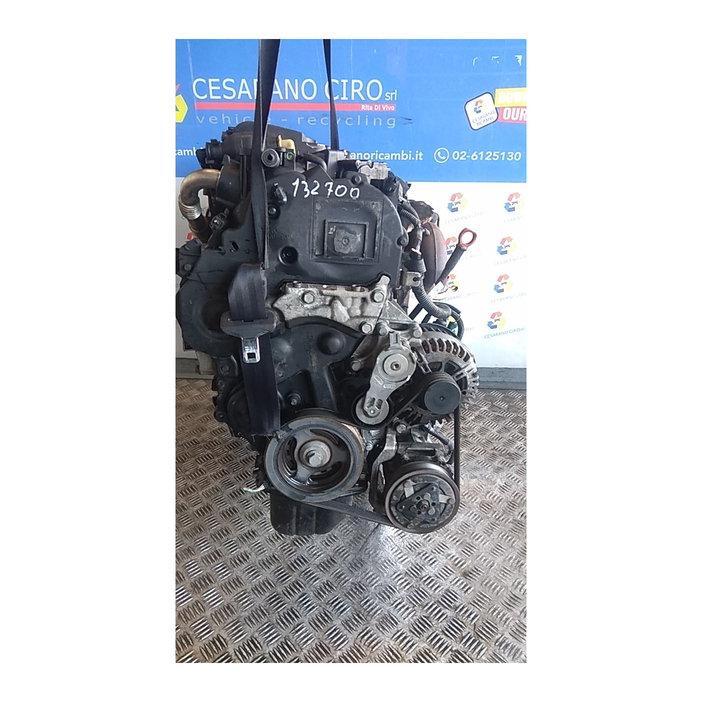 MOTORE SEMICOMPL. 079 PEUGEOT 207 (04/06-06/09) 8HZ 135FZ