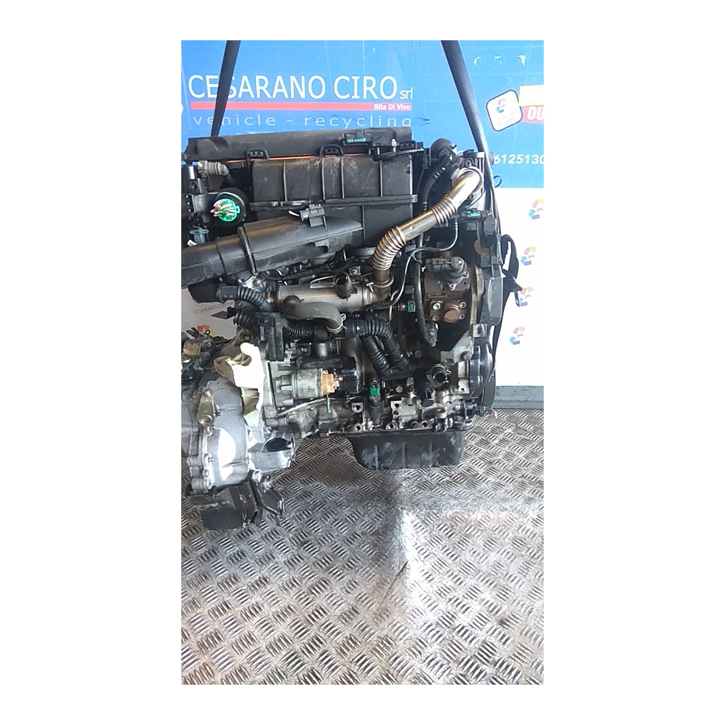 MOTORE SEMICOMPL. 079 PEUGEOT 207 (04/06-06/09) 8HZ 135FZ