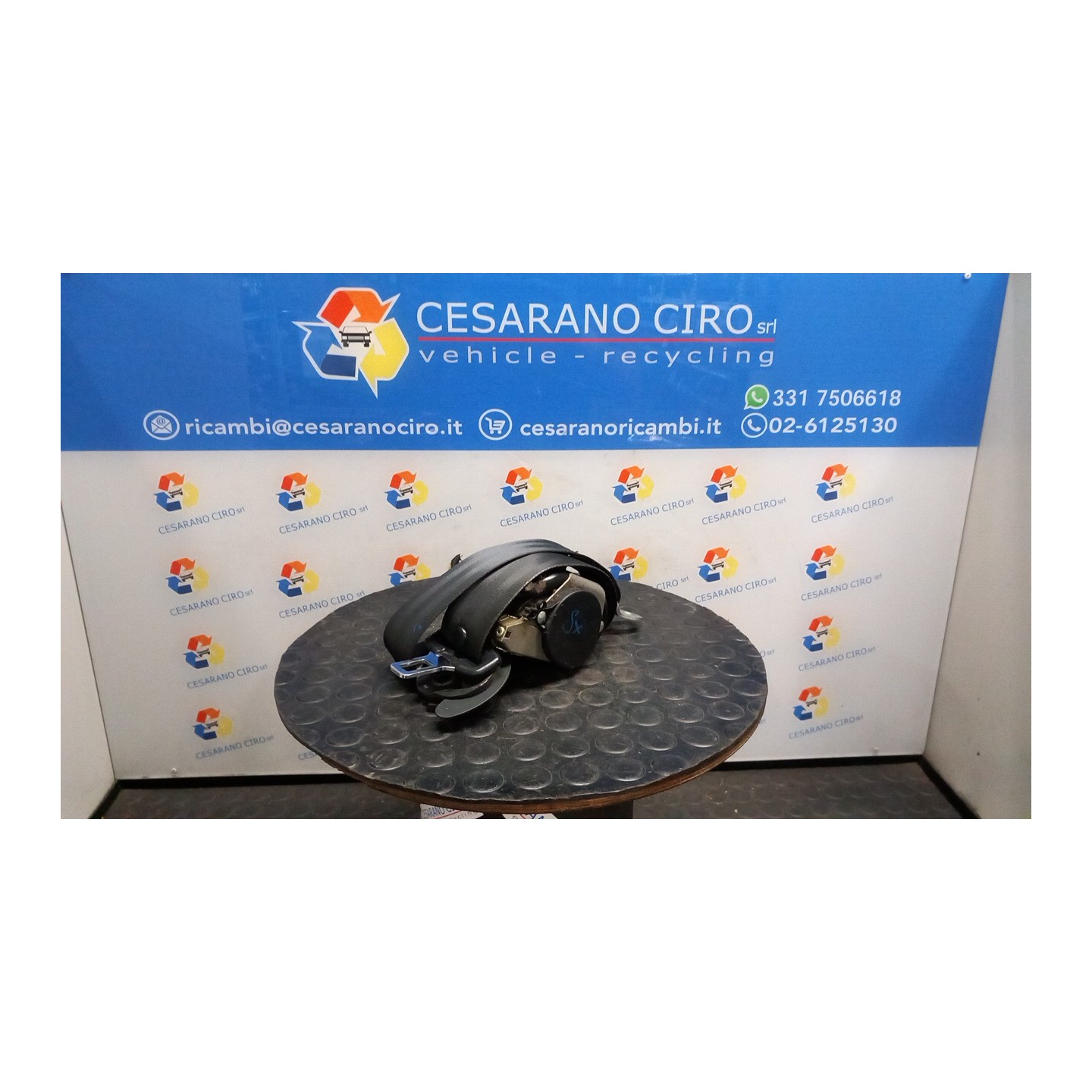 CINTURA DI SICUREZZA ANT. SX. 081 SEAT ALTEA (5P) (03/04-) BSE 5P0857705BRAA
