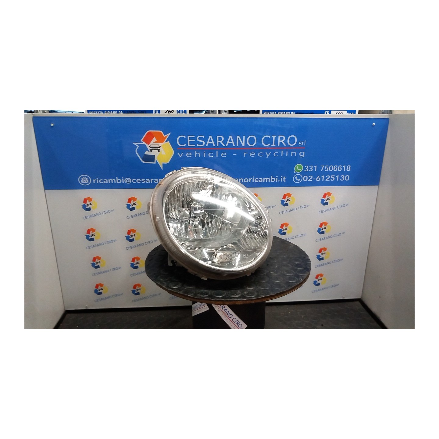 PROIETTORE DX. 082 CHEVROLET (DAEWOO) MATIZ (M100) (12/00-02/06) B10S 96563483