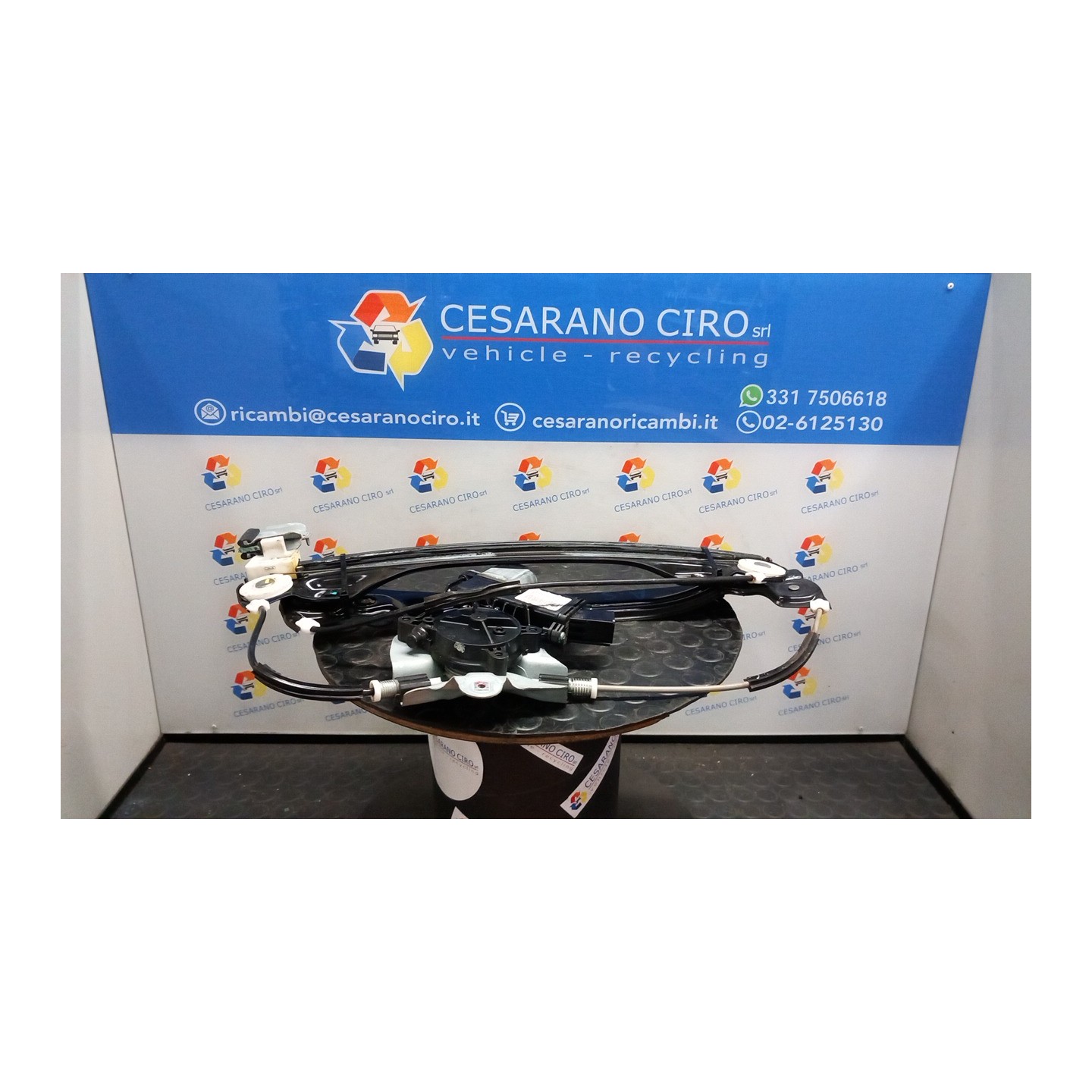ALZACRISTALLO ELETTR. PORTA ANT. CON MOTORINO SX. 108 CHEVROLET (DAEWOO) CRUZE (J305) (07/11-12/14) Z20D1 95382554