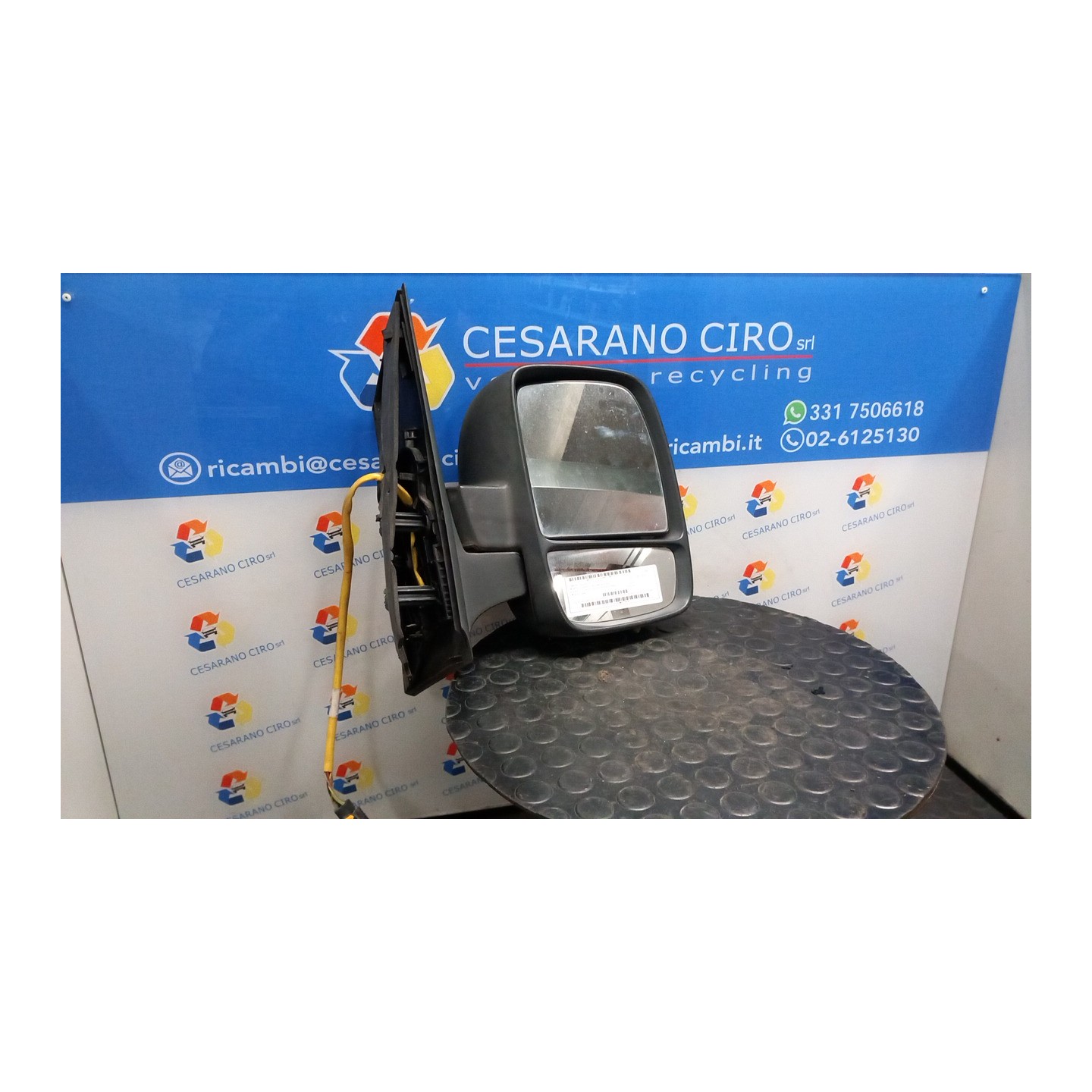 RETROVISORE EST. REGOLAZ. ELETTR. RISCALDATO/DOPPIO VETRO DX. 114 PEUGEOT EXPERT FURGONE 3A SERIE (02/12 9H07 8153K7