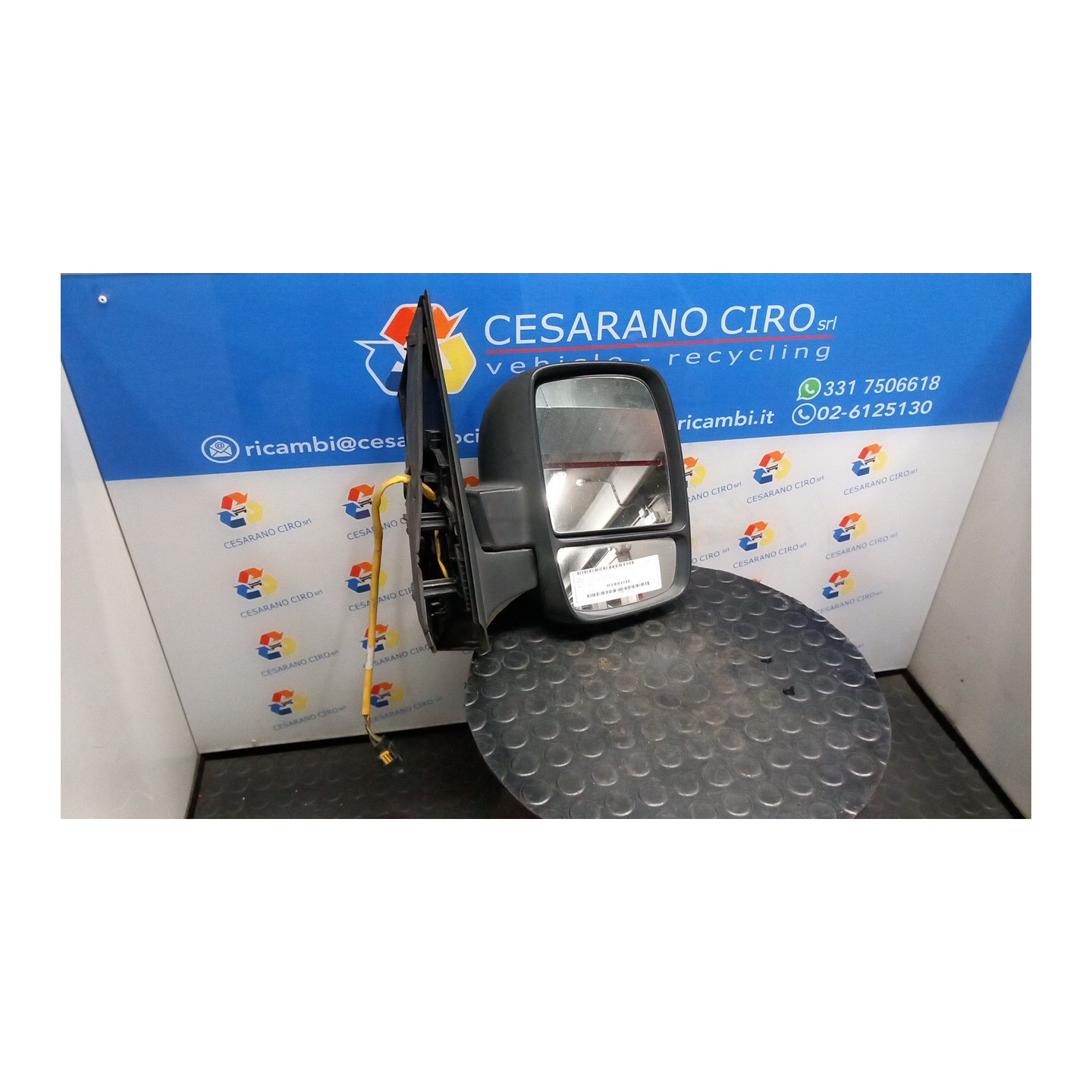 RETROVISORE EST. REGOLAZ. ELETTR. RISCALDATO/DOPPIO VETRO DX. 114 PEUGEOT EXPERT FURGONE 3A SERIE (02/12 9H07 8153K7